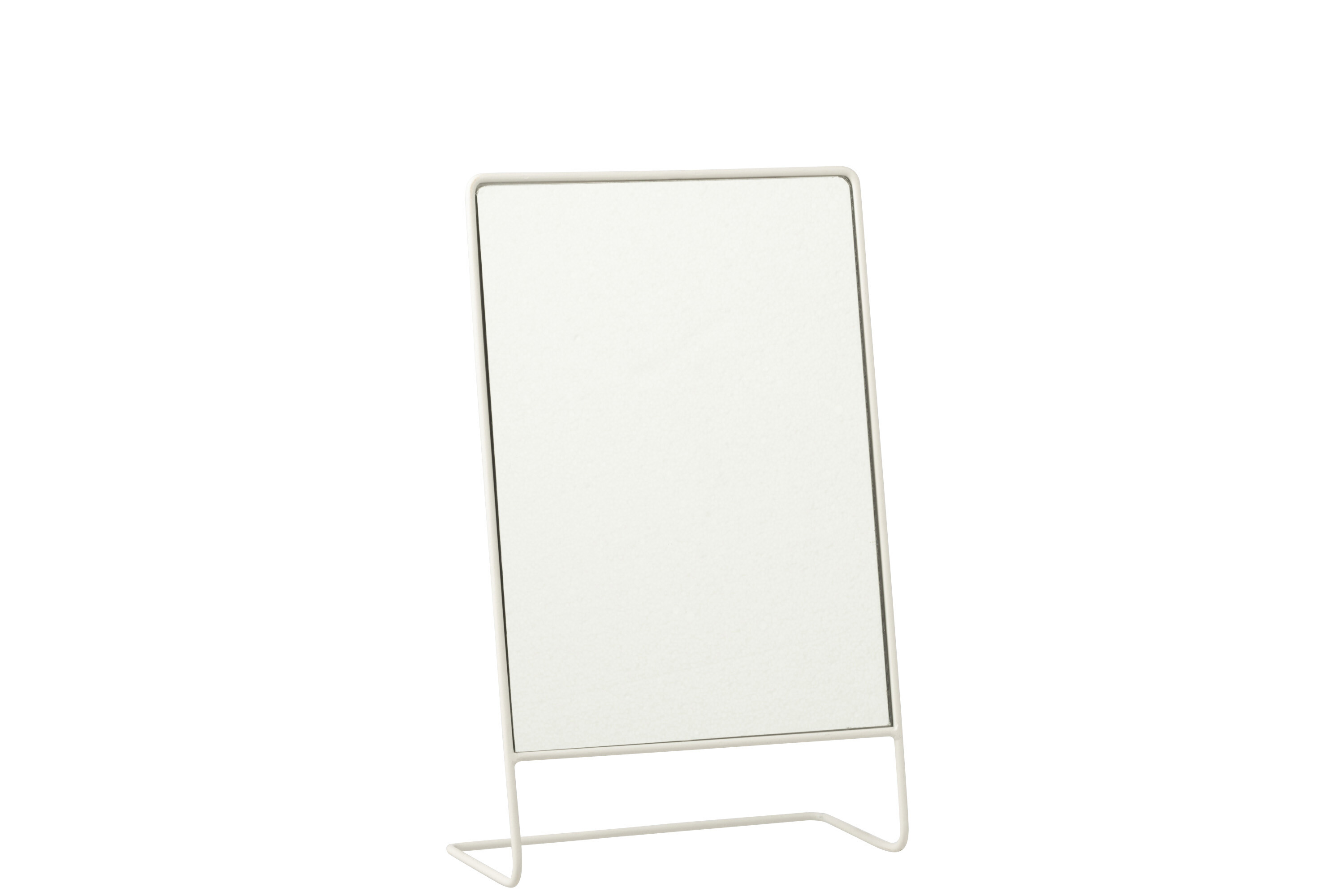 MIROIR S/PIED REC VER/MET BLA