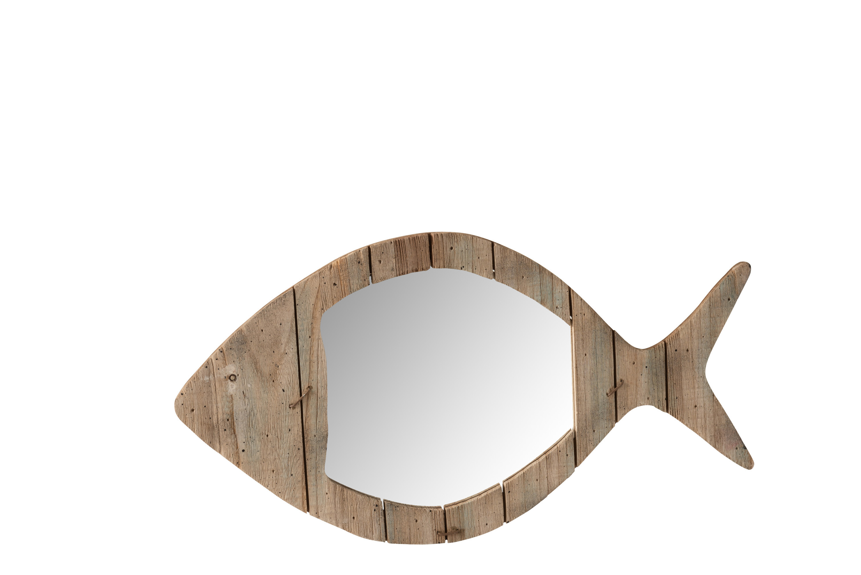 MIROIR POISSON BOIS NATUREL