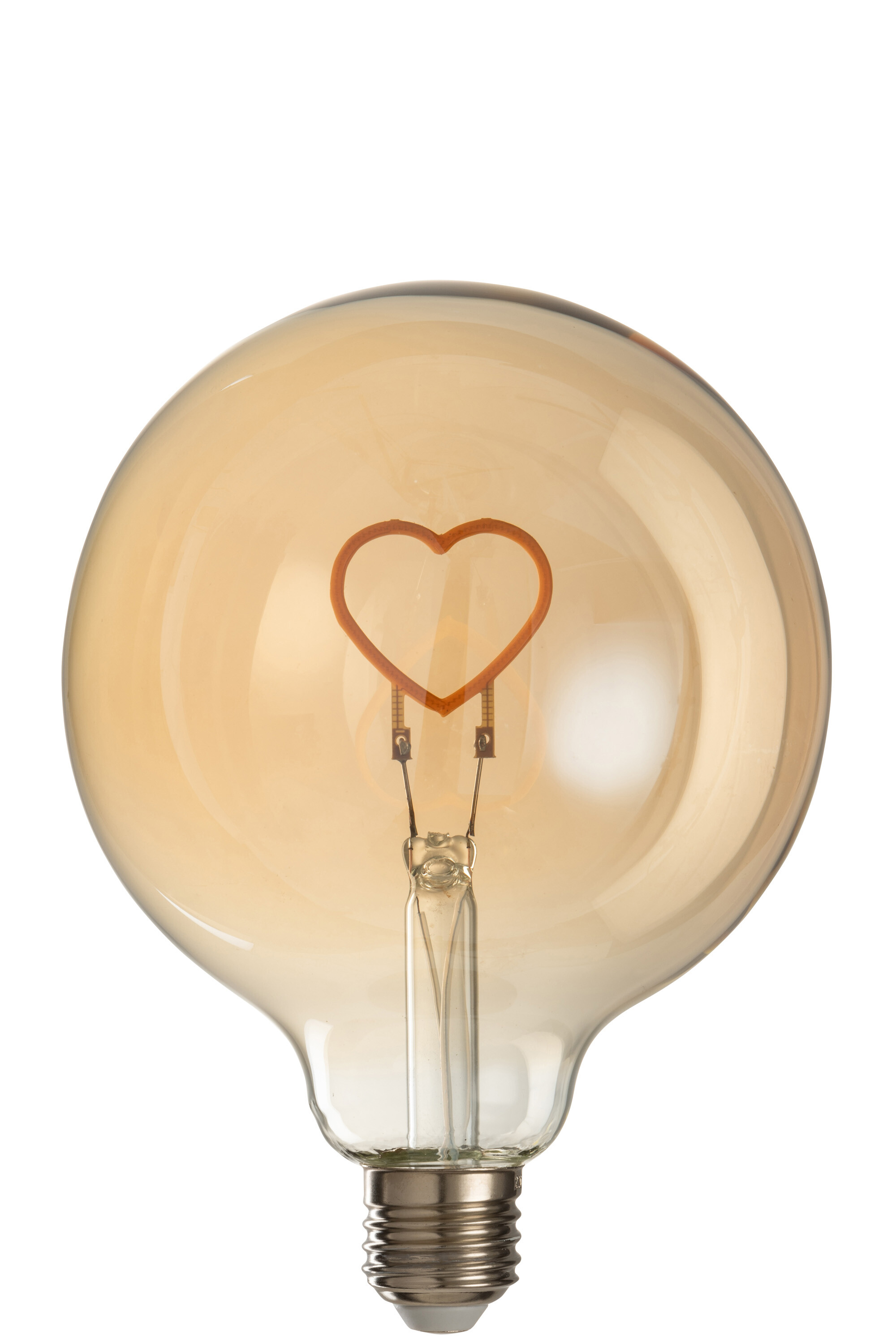 LAMPE LED COEUR VER JAU/OR E27