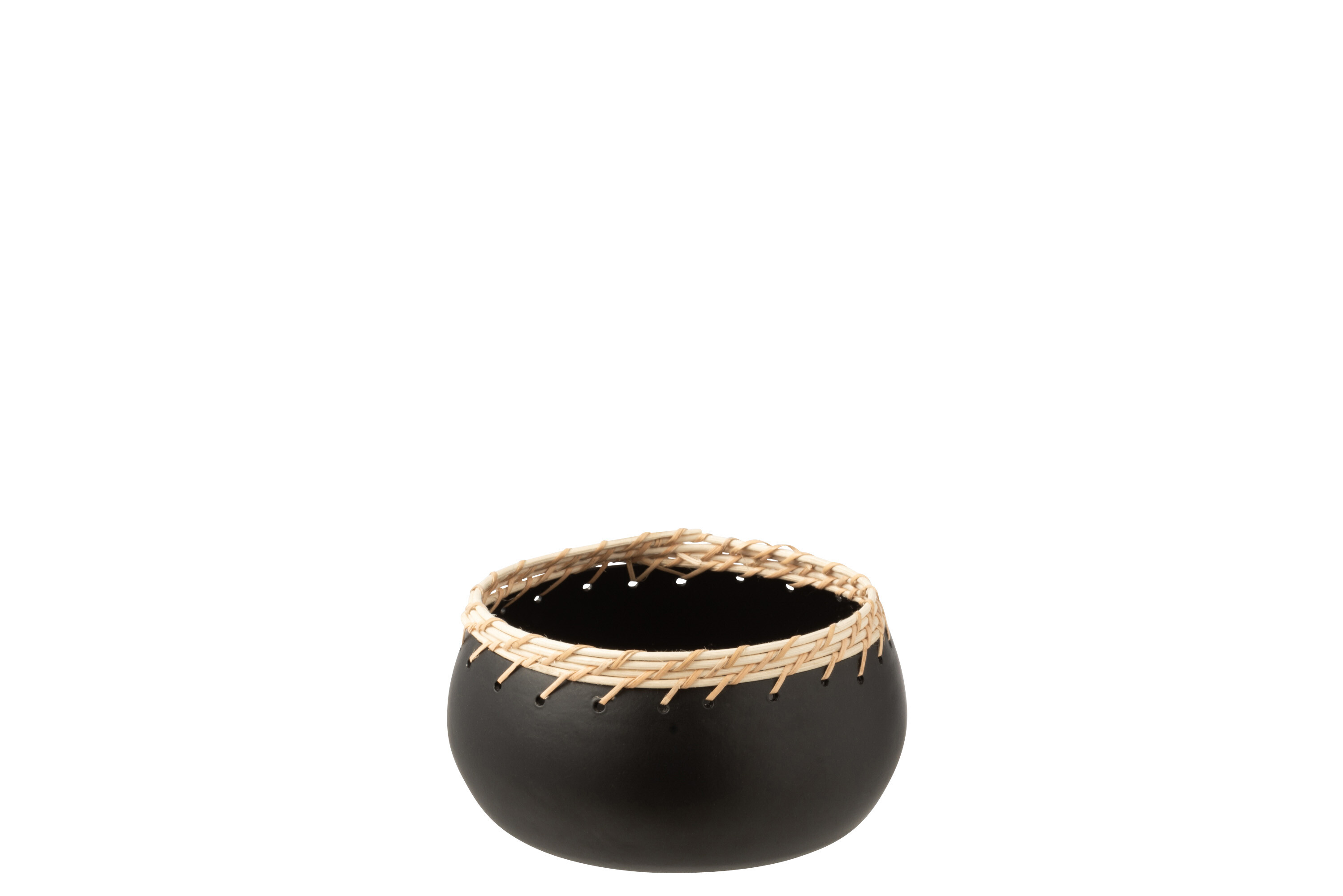 BOL ROND DECO MET/ROT NOIR S