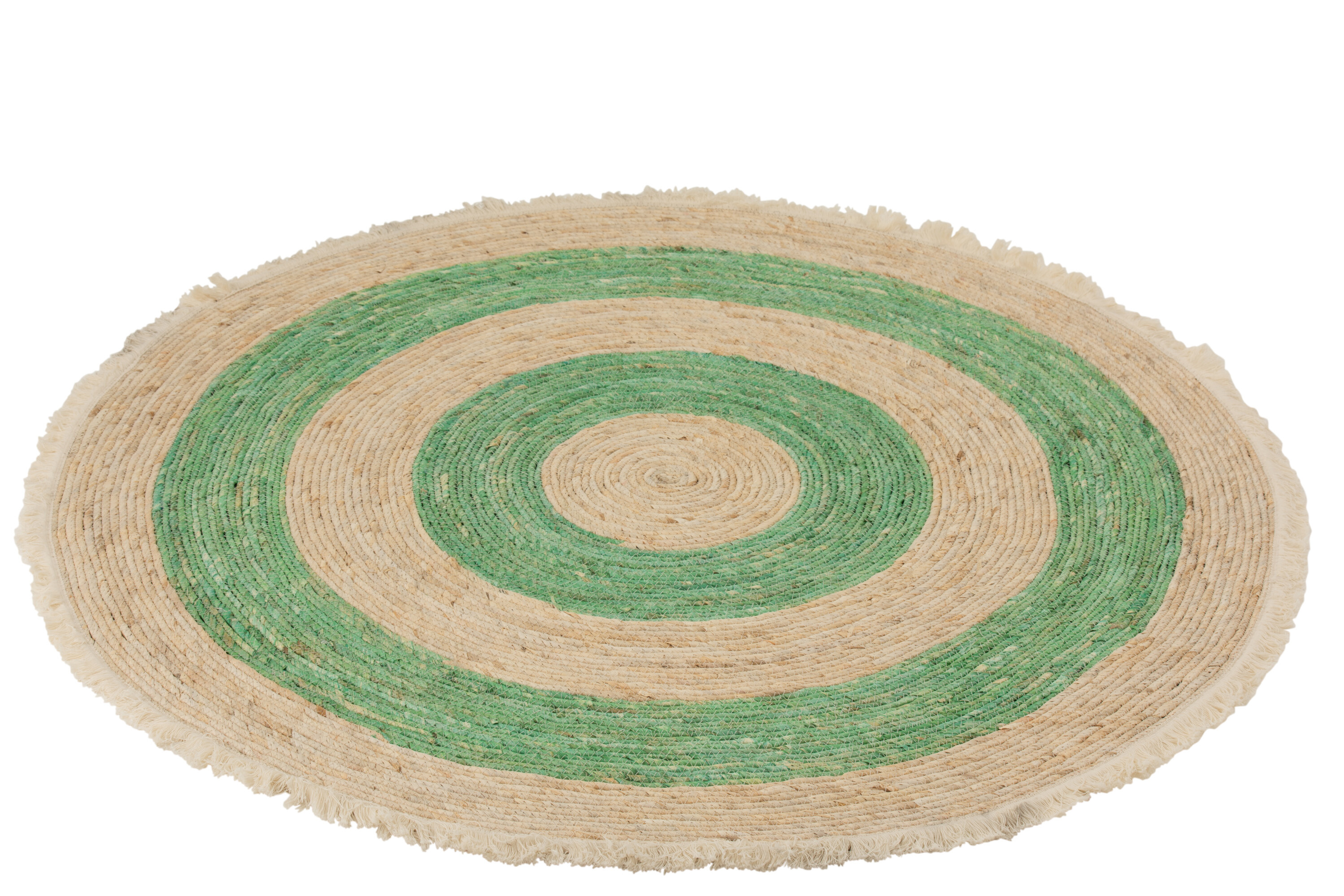 TAPIS FLOCHE MAIS/COT BEI/VERT