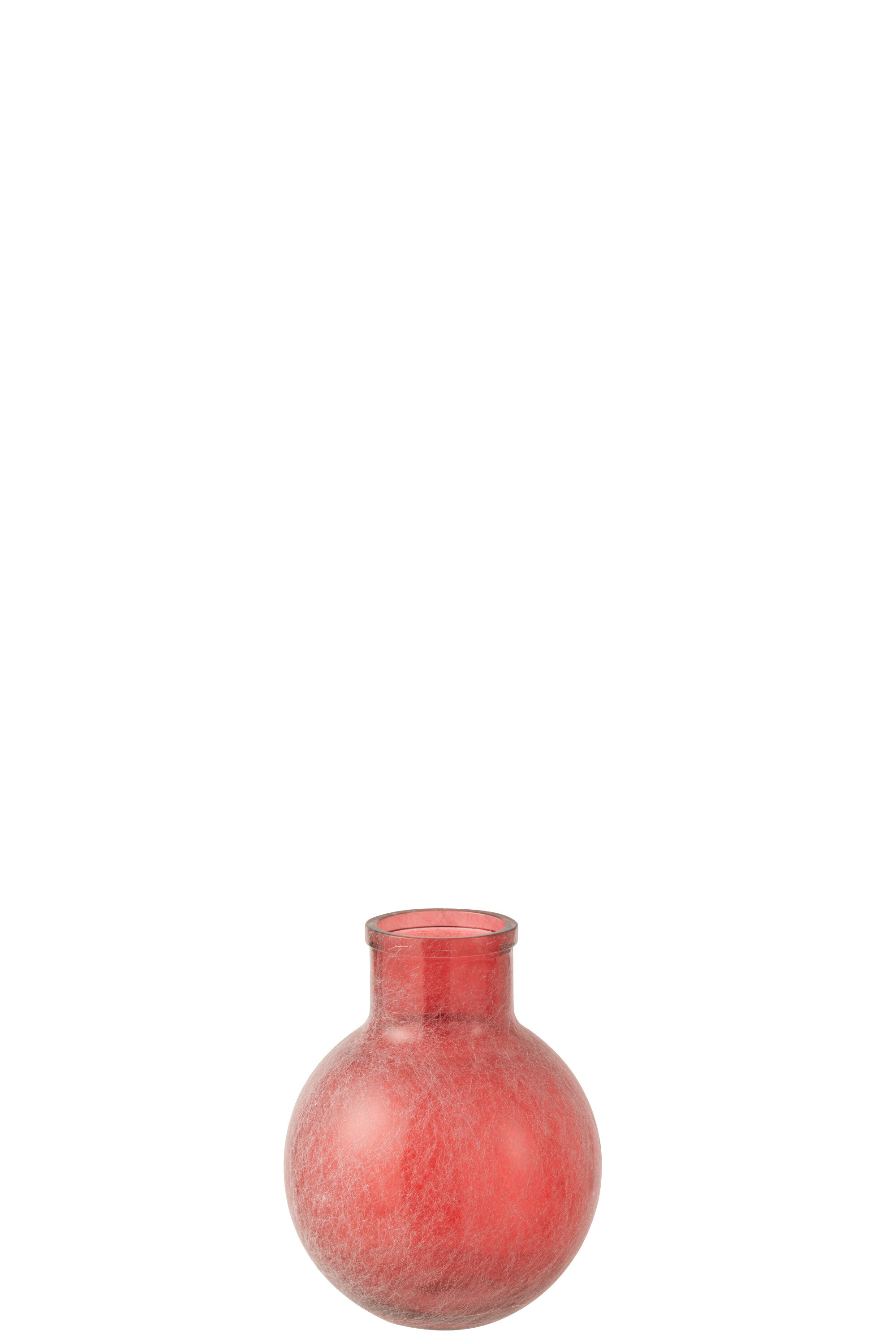 VASE VERRE ROUGE WASH