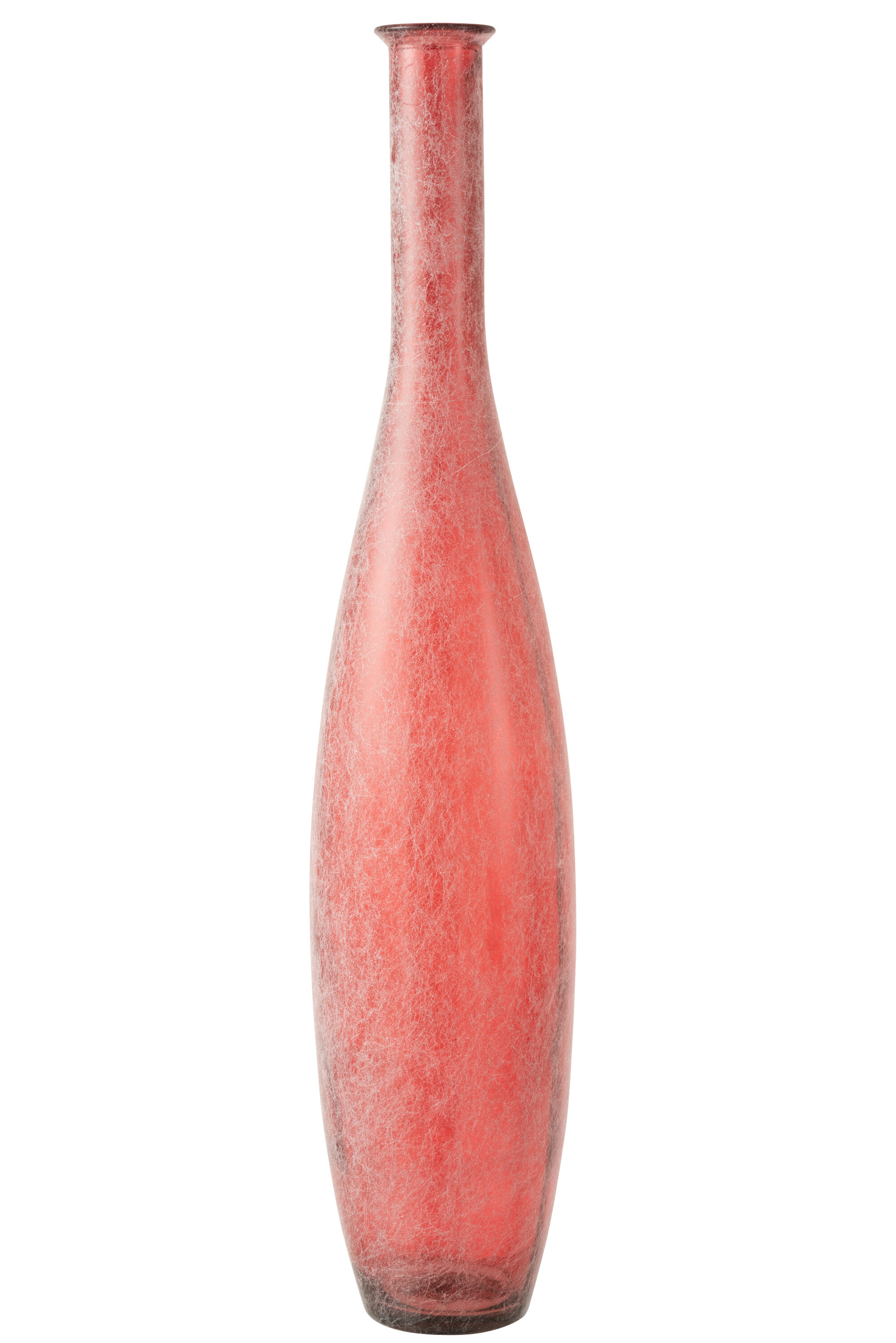 VASE BOUTEILLE VER ROUGE WASH