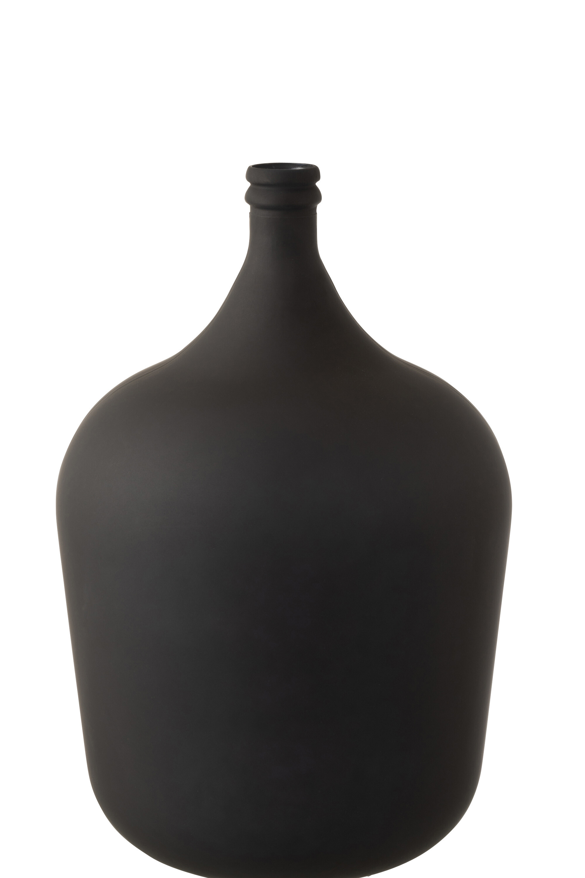 VASE CARAFE VER MAT NOIR