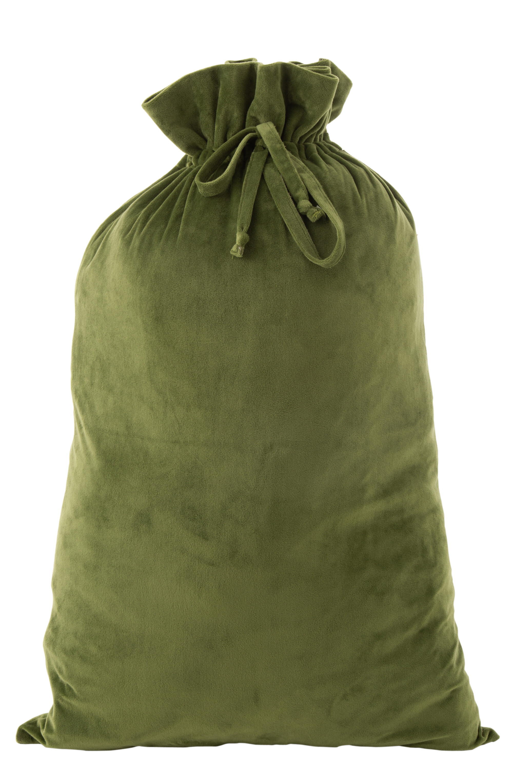 SAC NOEL VELOURS VERT KAKI L