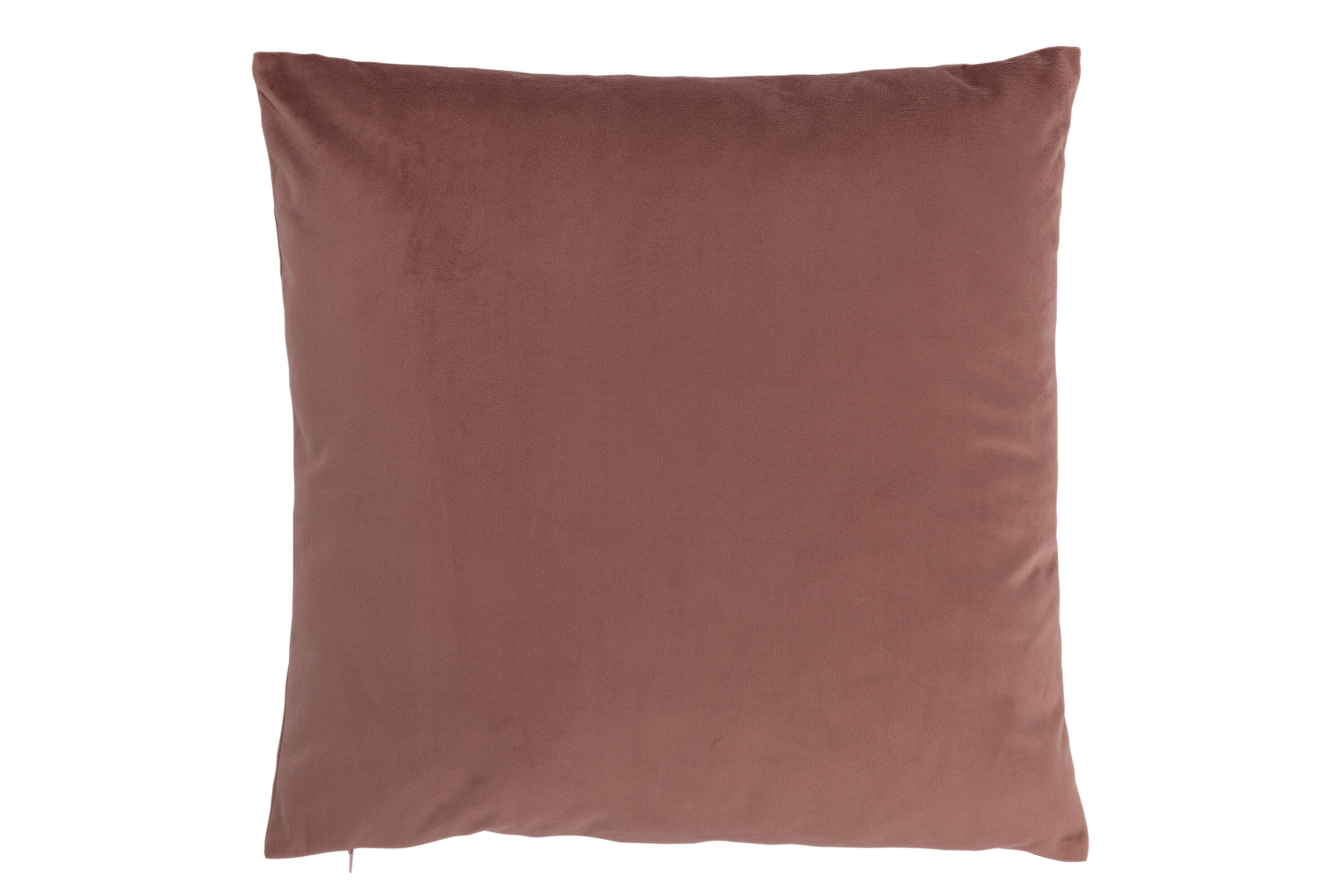 COUSSIN CARRE VELOURS ROSE