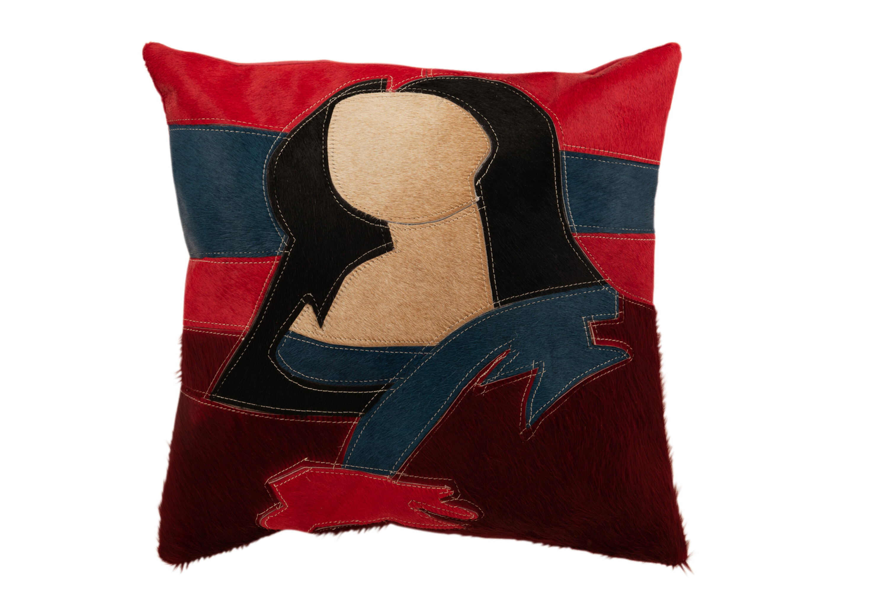 COUSSIN FEMME CUIR NO/ROU/BEI