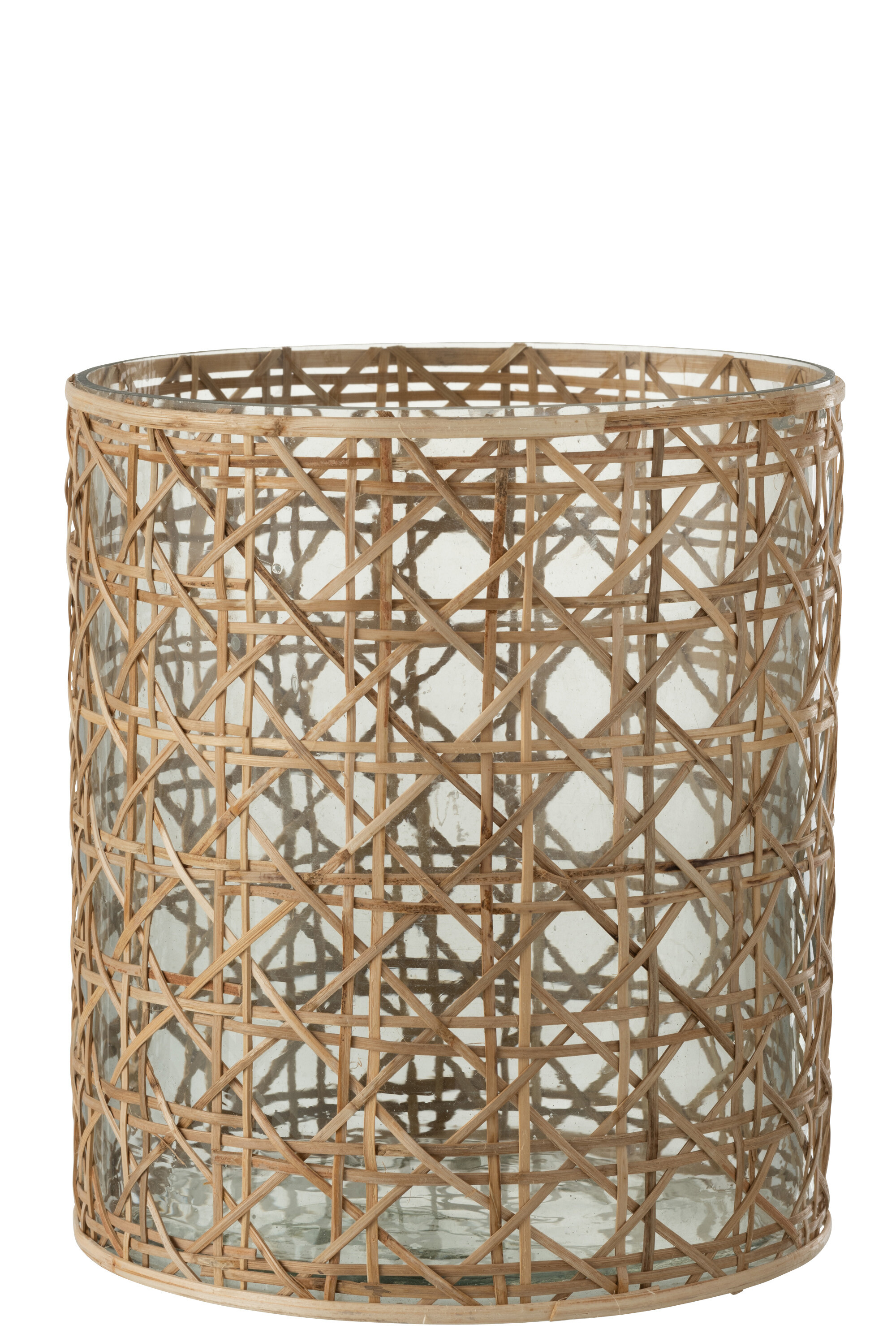 FLOWERPOT RAFFIA BROWN