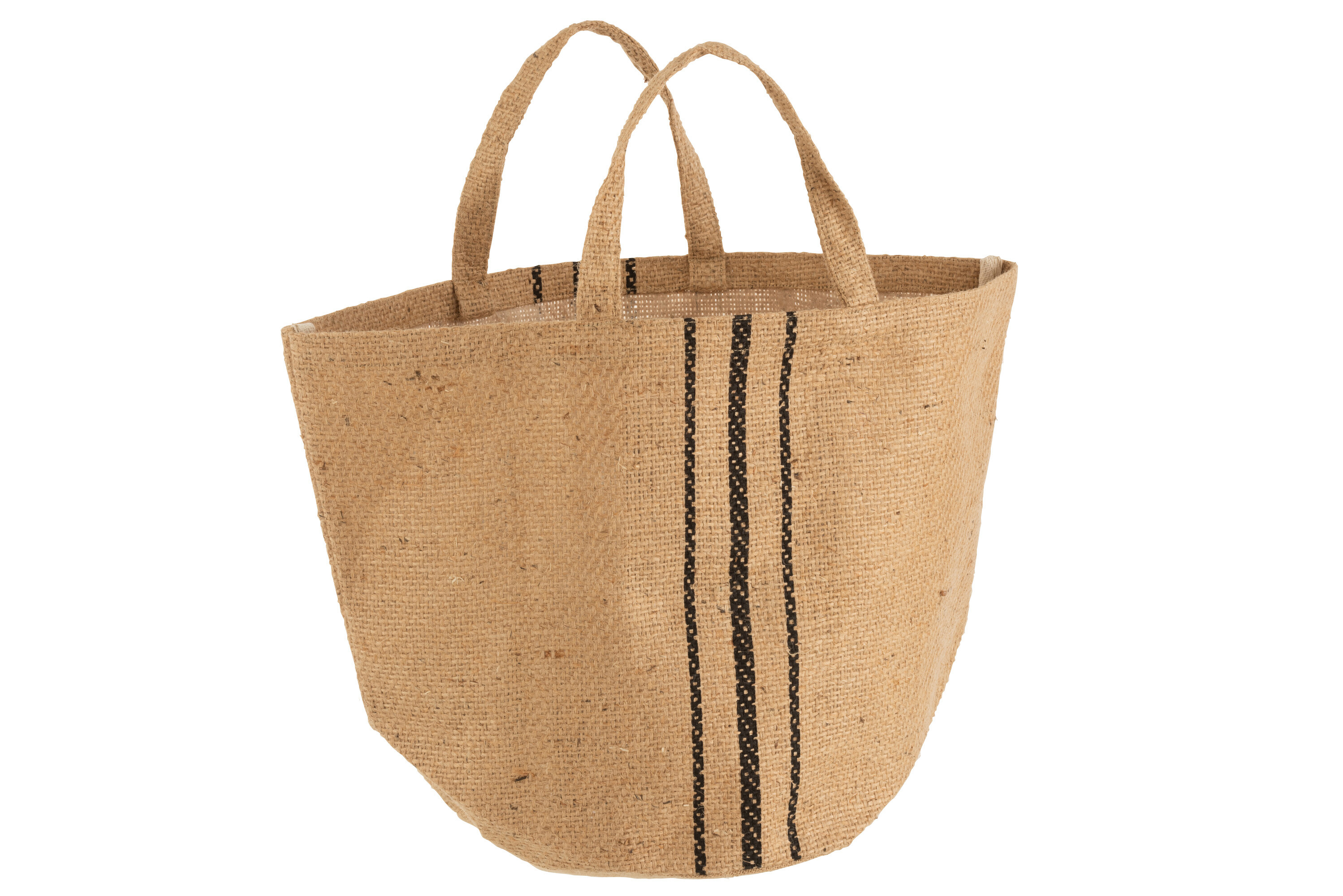 SAC PLAGE JUTE RAY NOIR