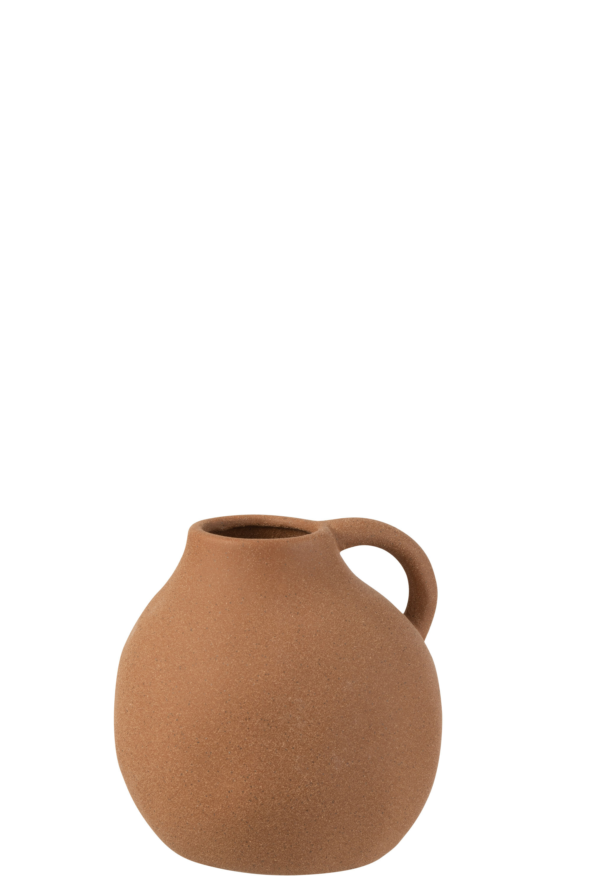 VASE CRUCHE CERAMIQ MARRON S