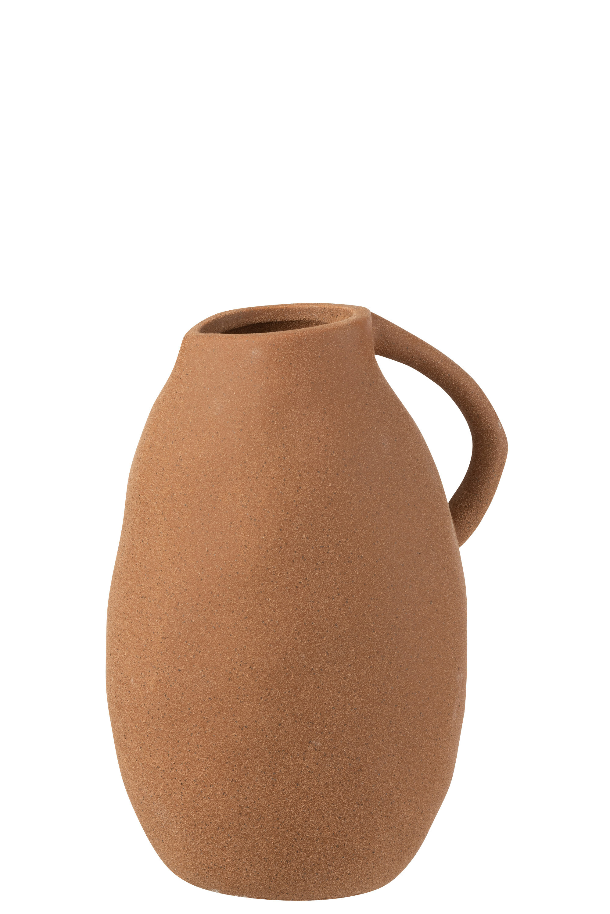 VASE CRUCHE CERAMIQ MARRON M