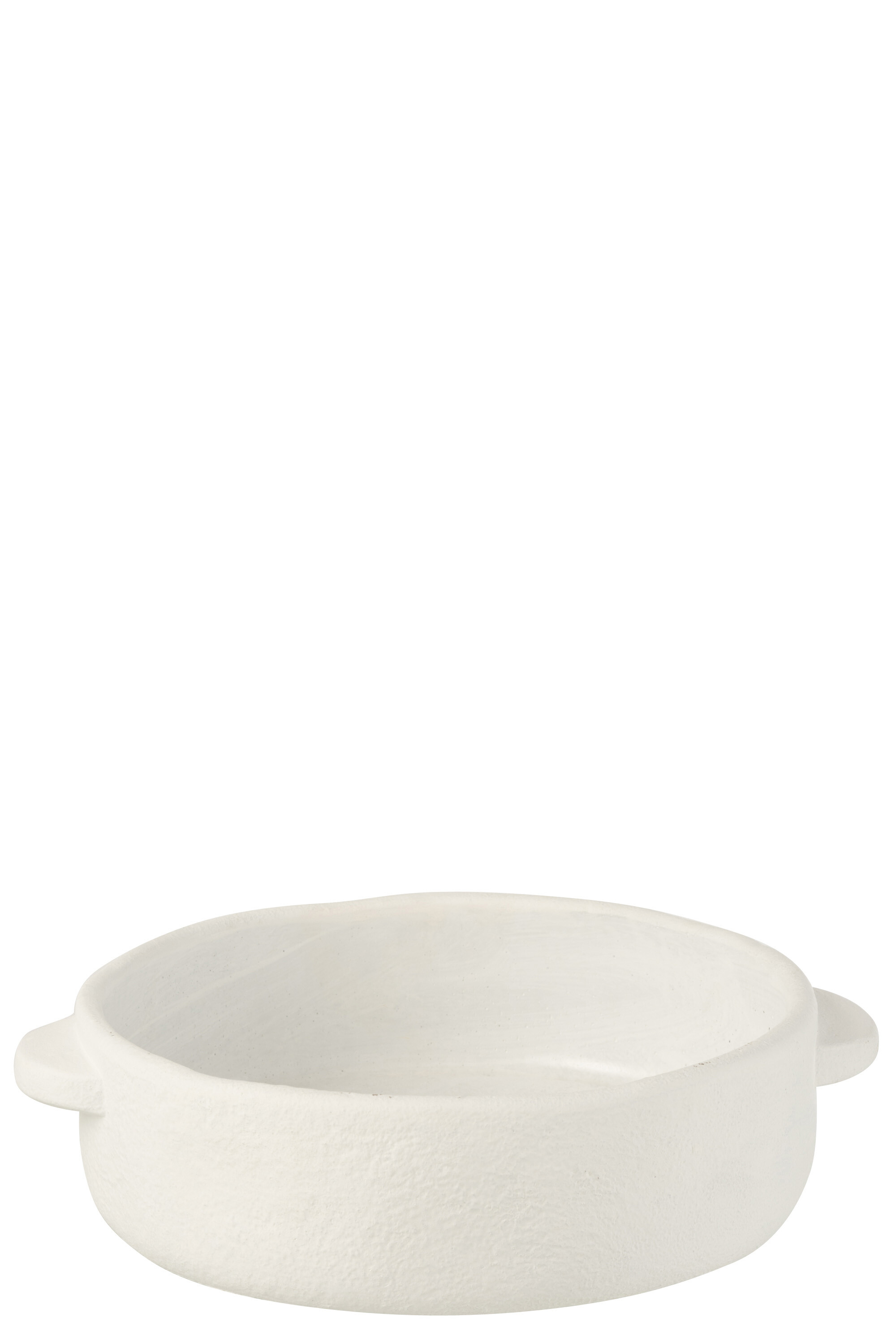 POT PLAT GUSTAVE CIMENT BLANC