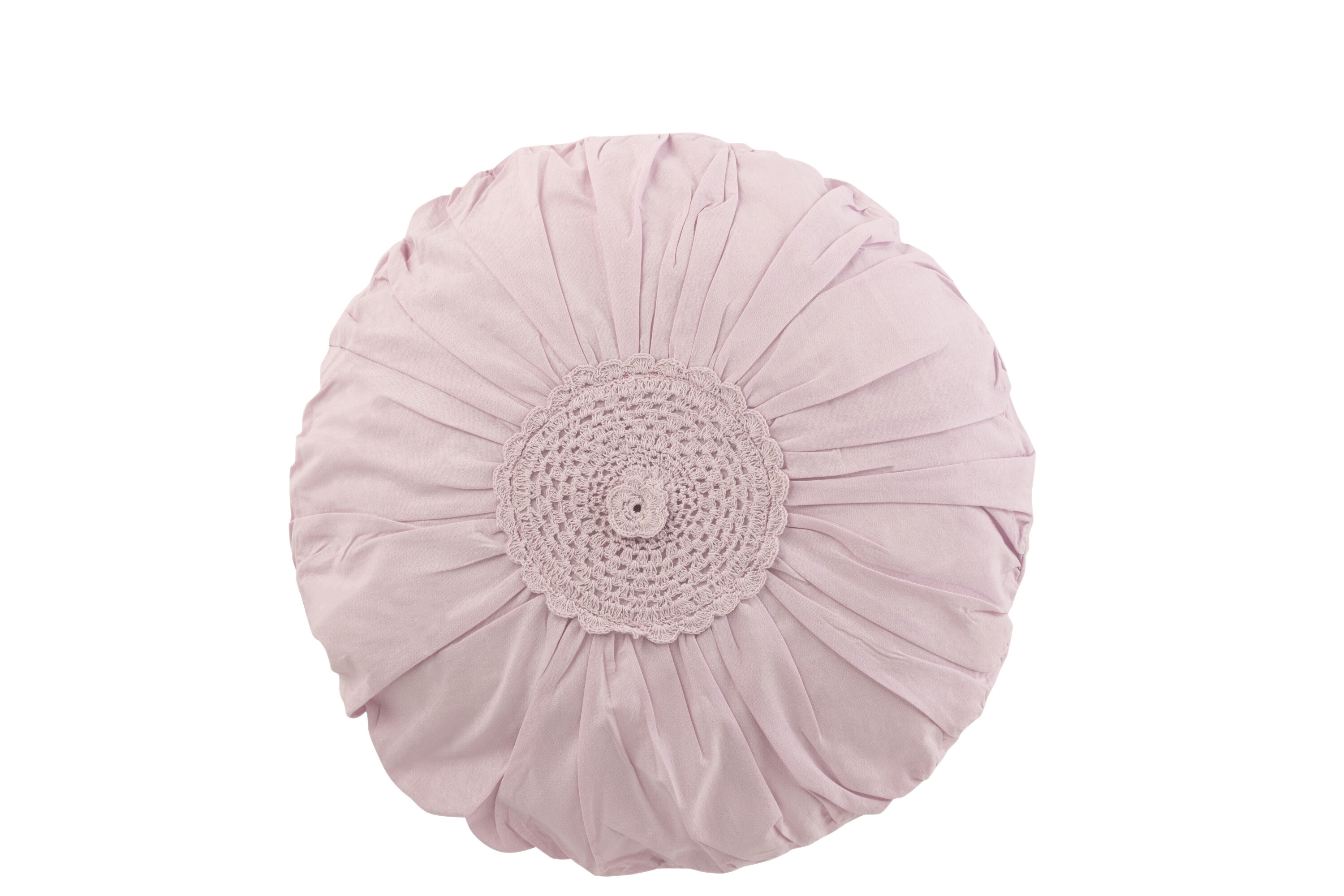 COUSSIN ROND DENT COT VIOLET