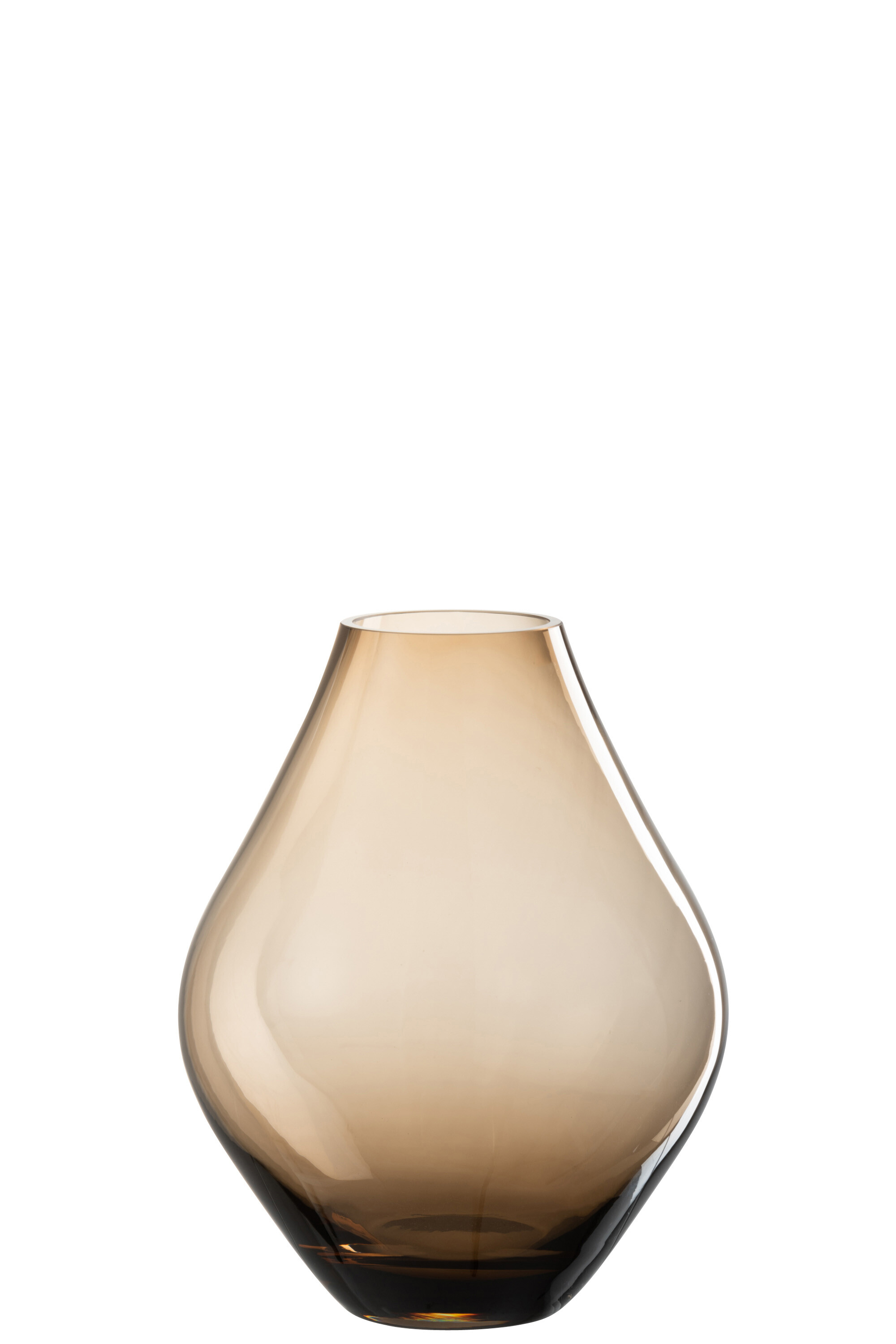 VASE ABBY VERRE AMBRE SMALL