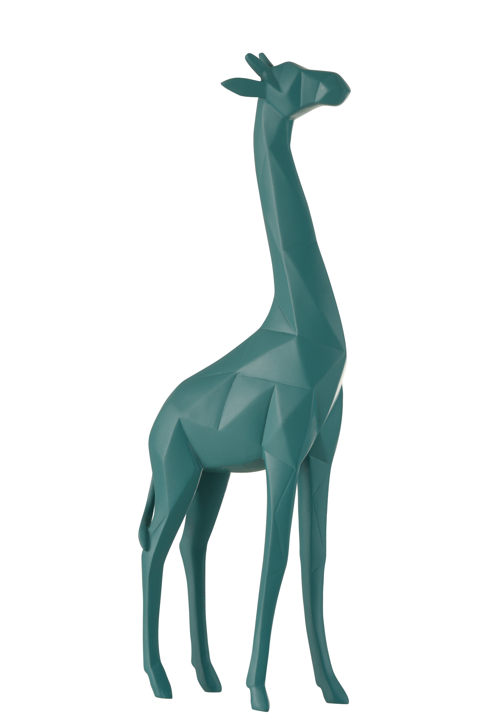 GIRAFE RESINE BLEU