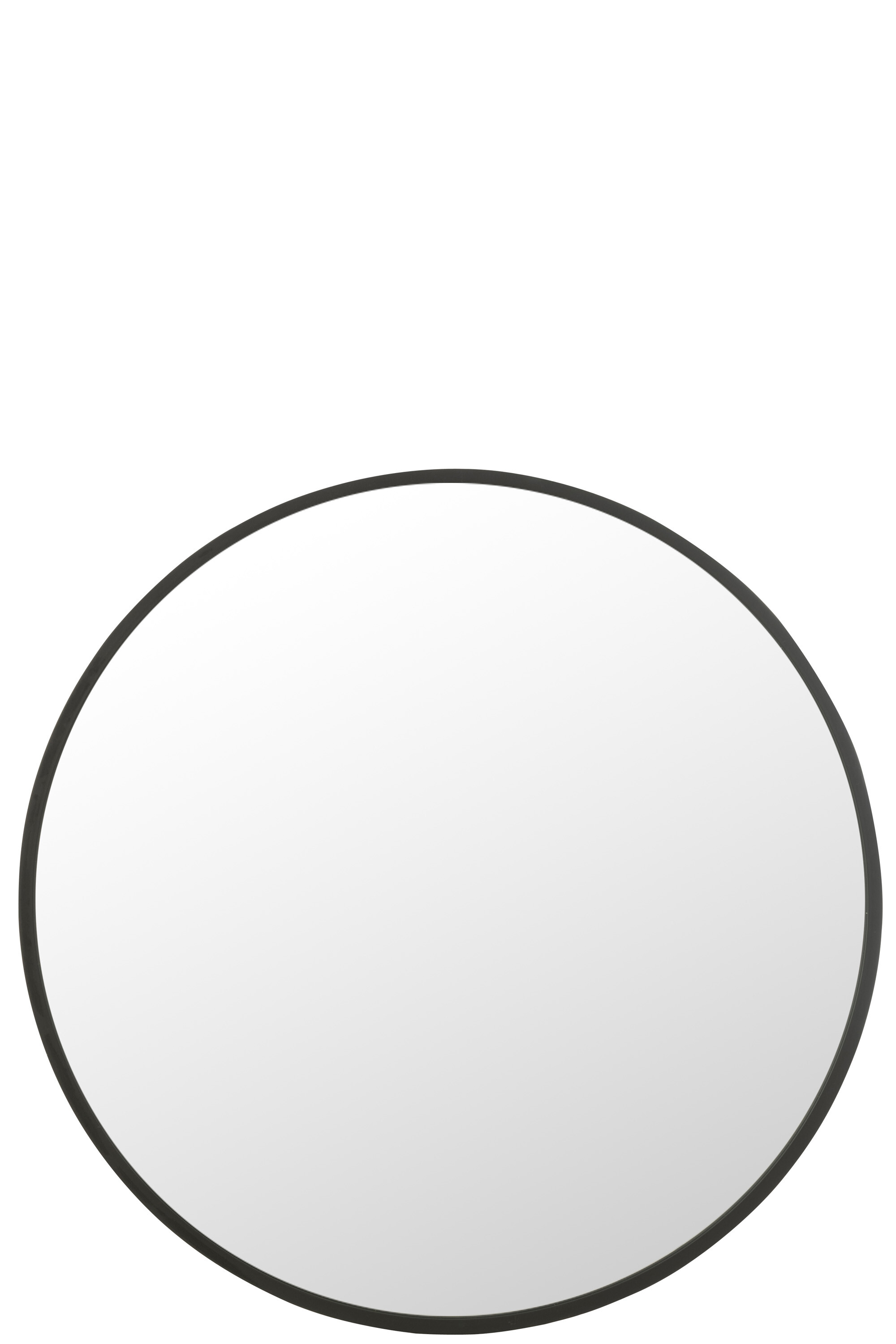 MIROIR ROND NOIR MAT LL