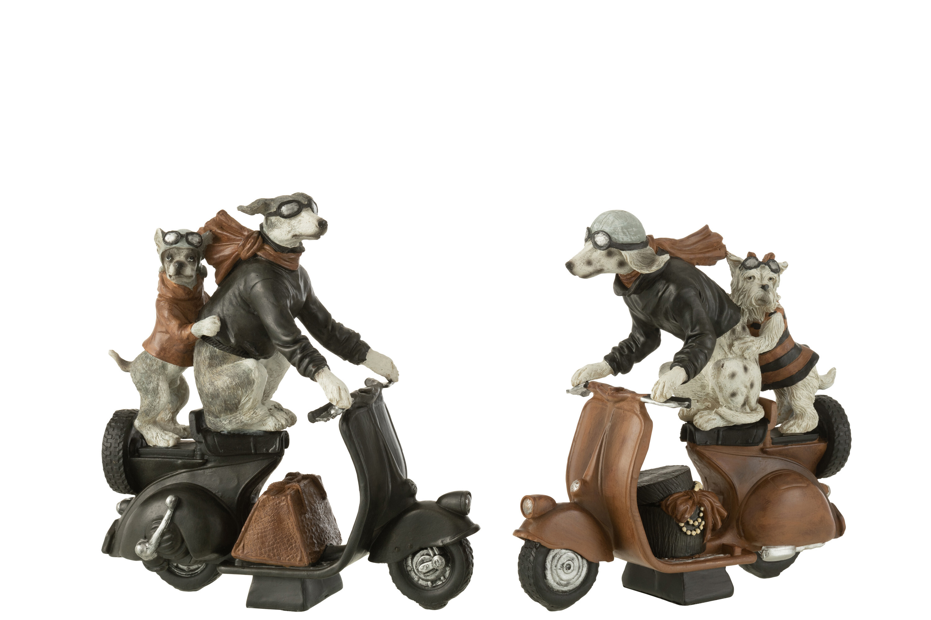 CHIENS SUR SCOOT PO MIX S ASS2