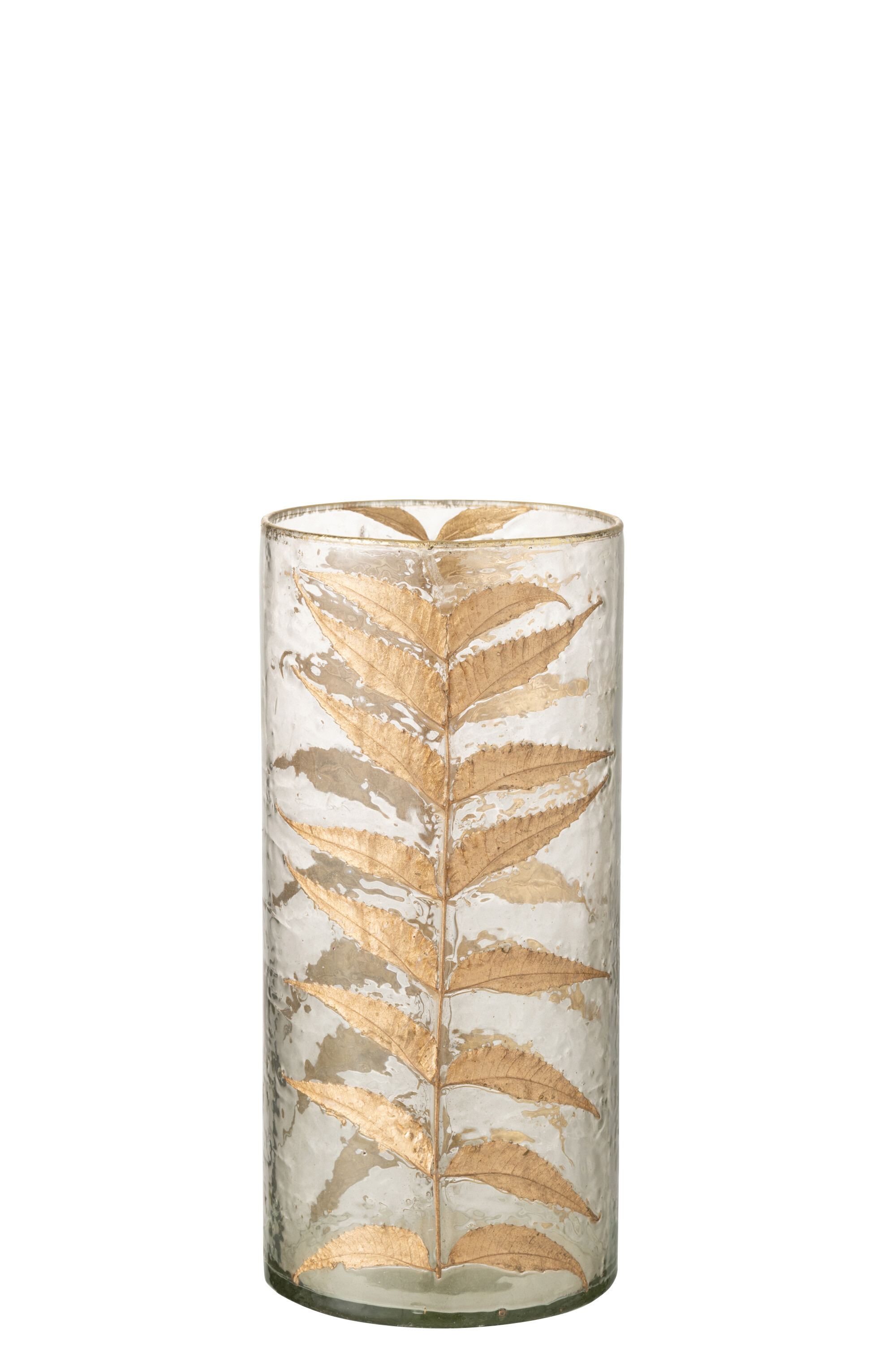 VASE GOLDEN LEAF MEDIUM