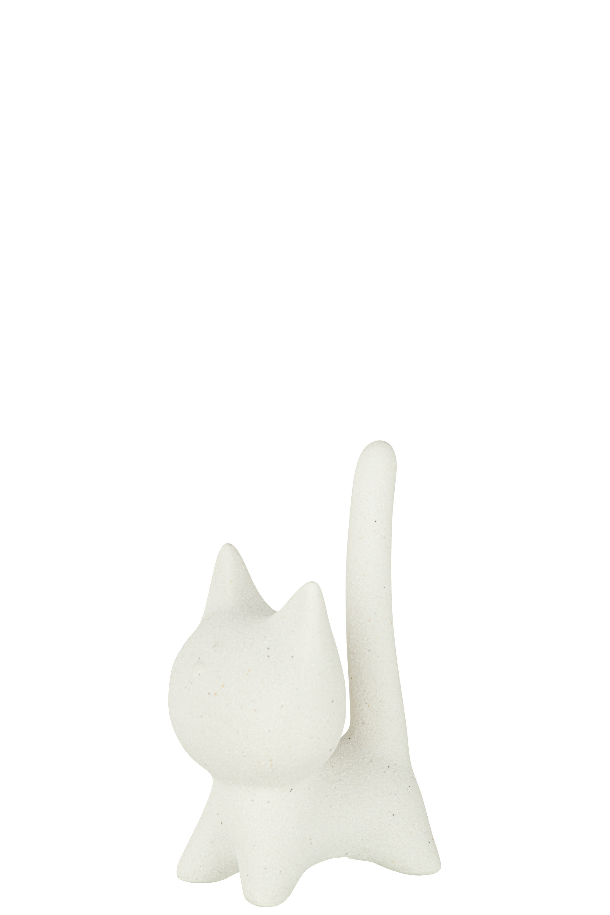 CHAT PORCELAINE BLANC SMALL