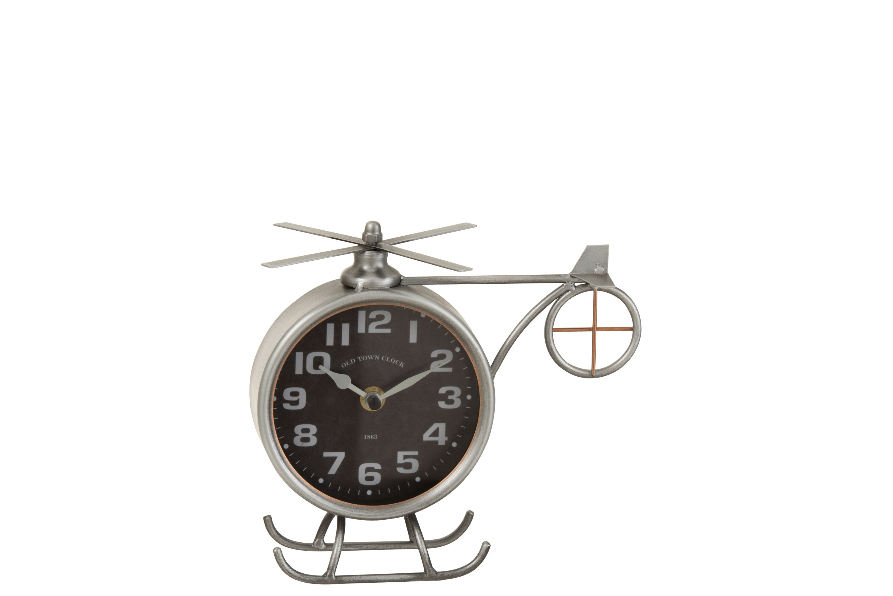 HORLOGE HELICO METAL GRIS