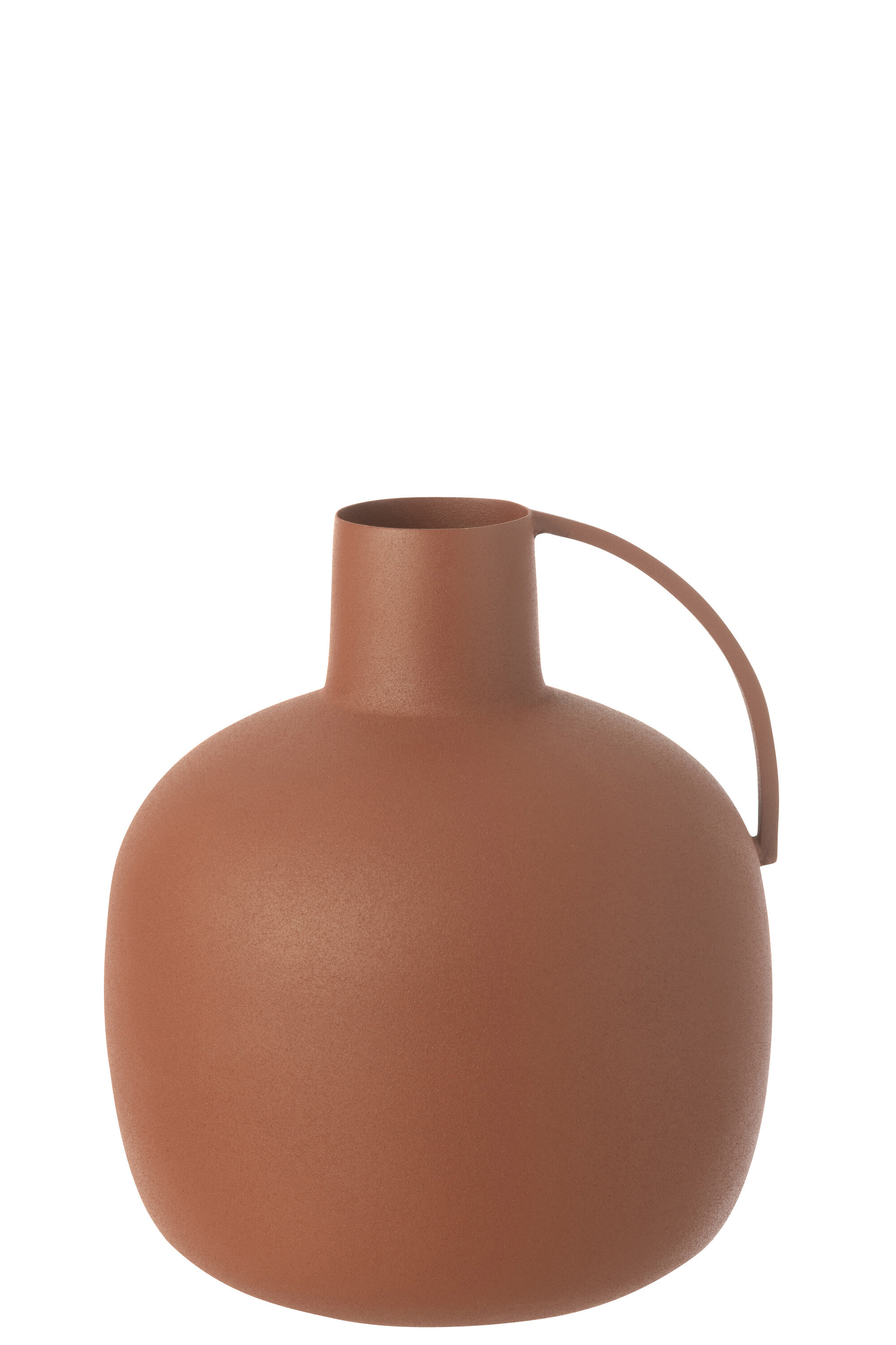 VASE ONI ACIER TERRACOTTA