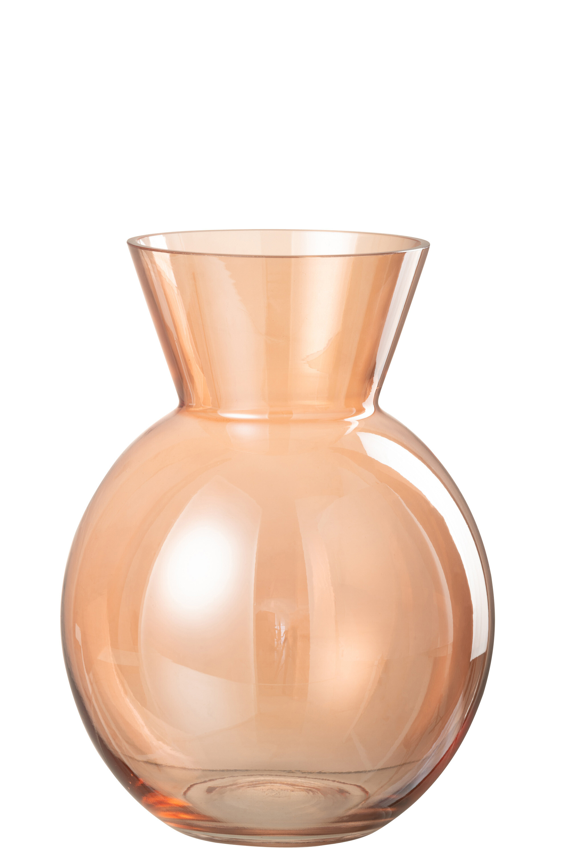 VASE LUCY VERRE ORANGE L