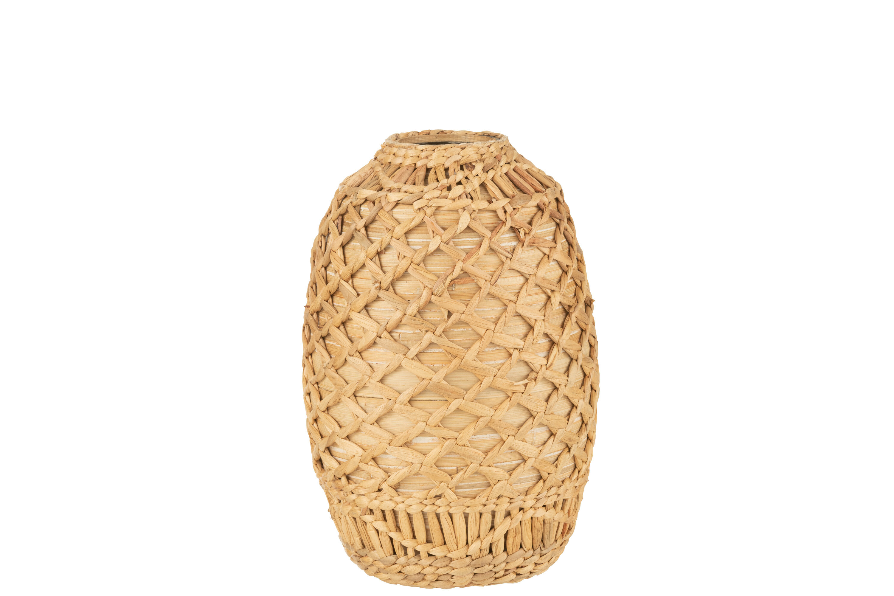 VASE TRESSE BAMBOU NATUREL M