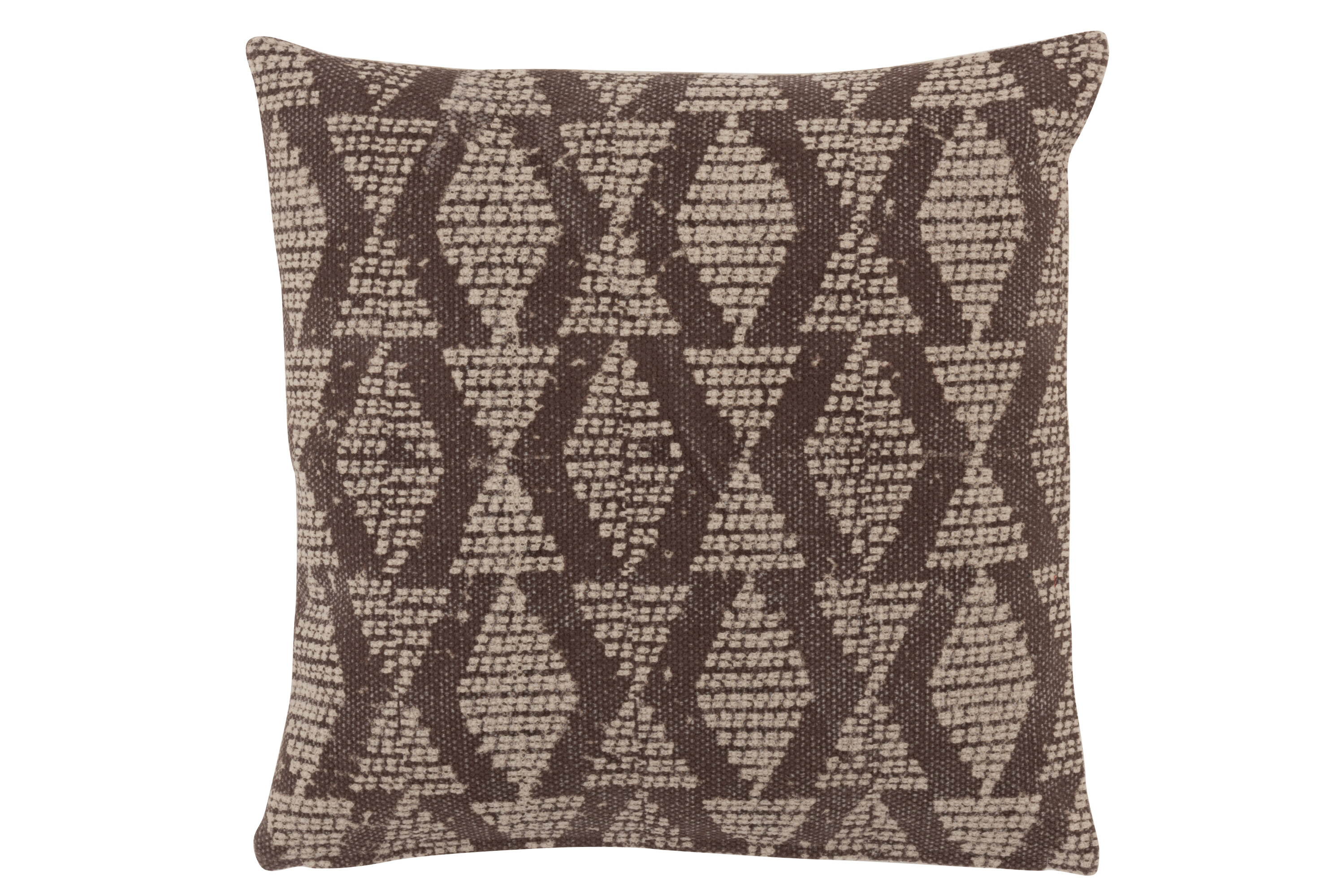 COUSSIN LOSANGES COT BR/BLA