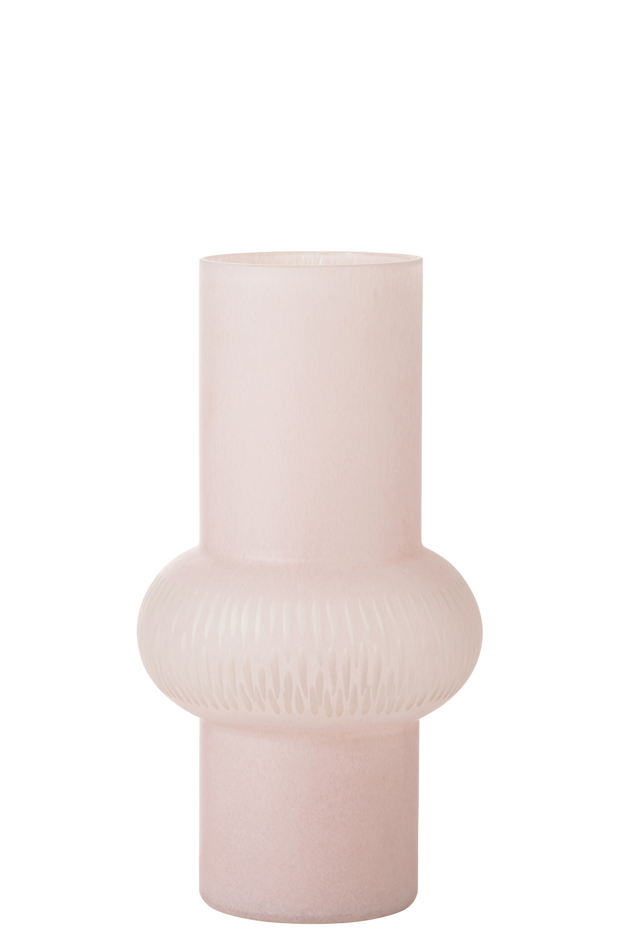 VASE LIGNE BOULE VER ROSE CL S