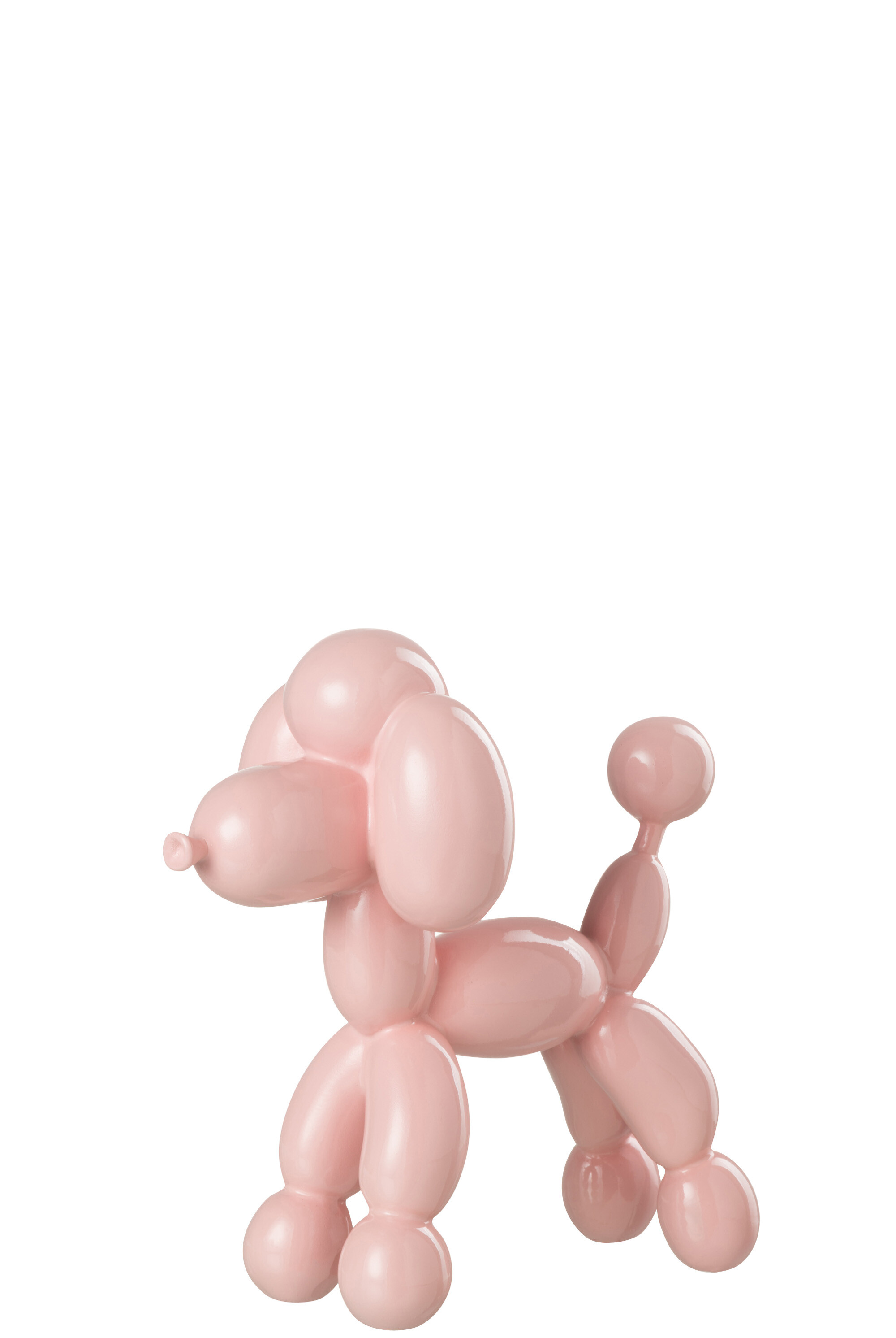 BALLON CHIEN RES ROSE