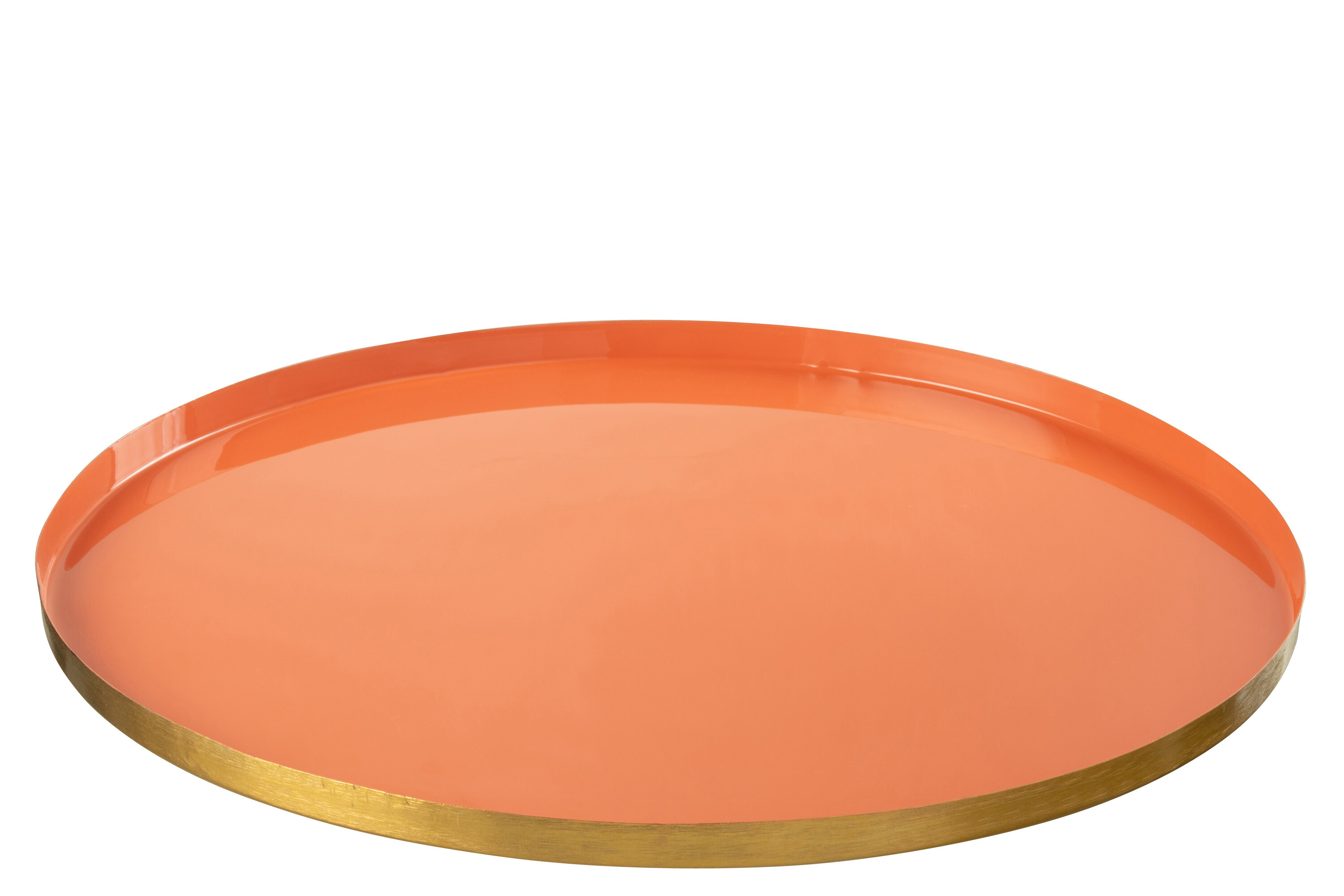 PLATEAU ROND METAL CORAIL 