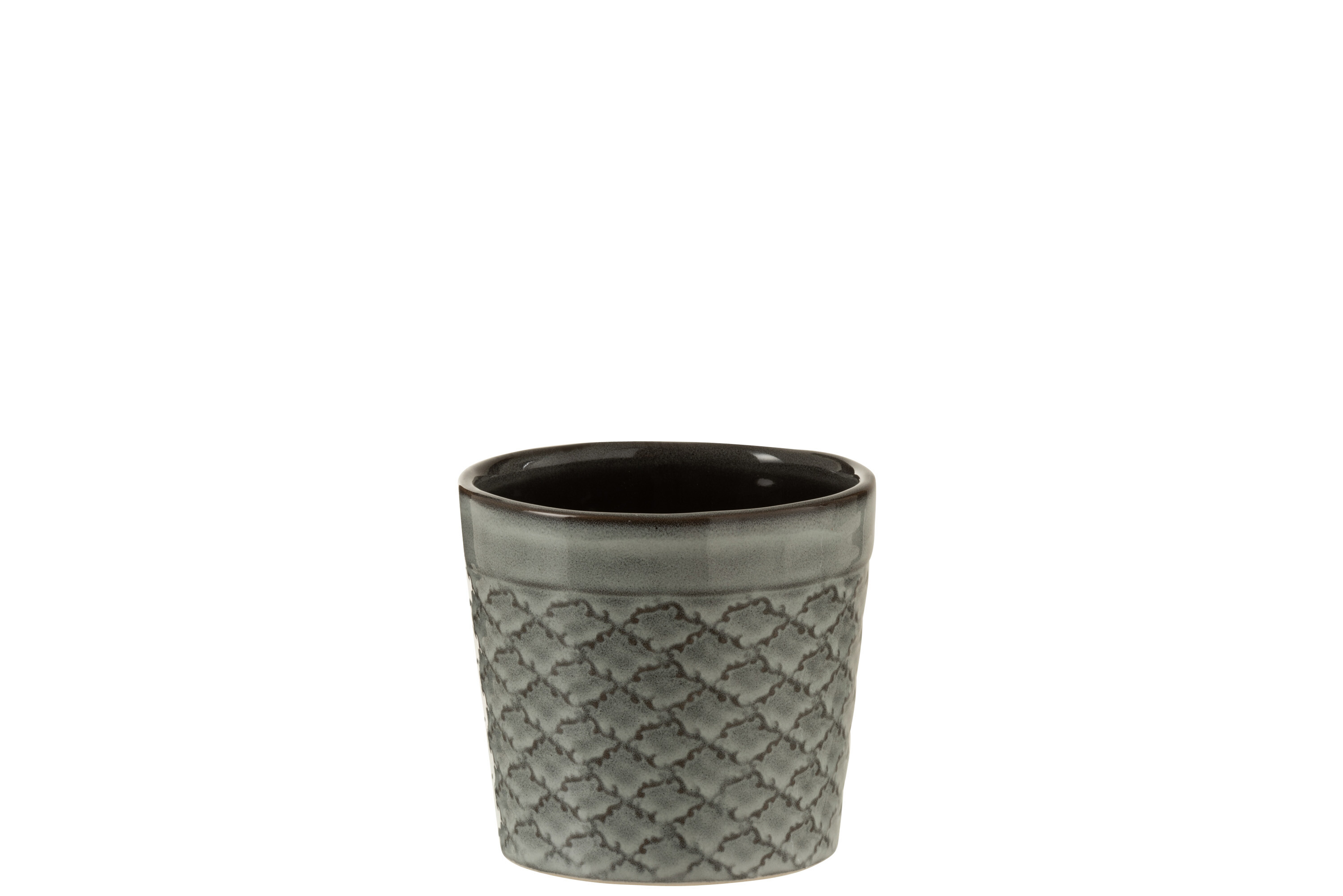 CACHEPOT MAROCAIN CER GRIS S