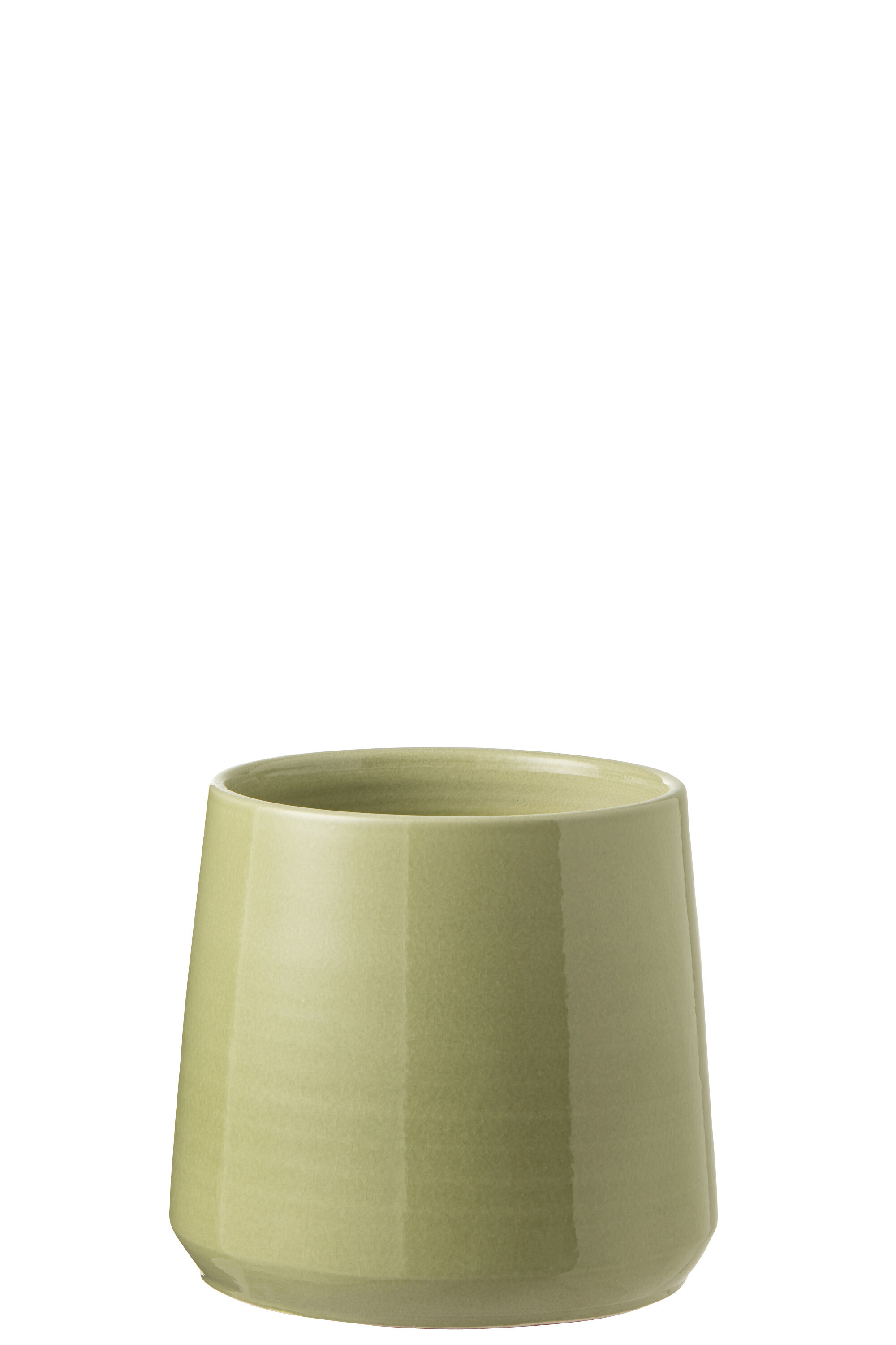 CACHEPOT ROND CER VERT M