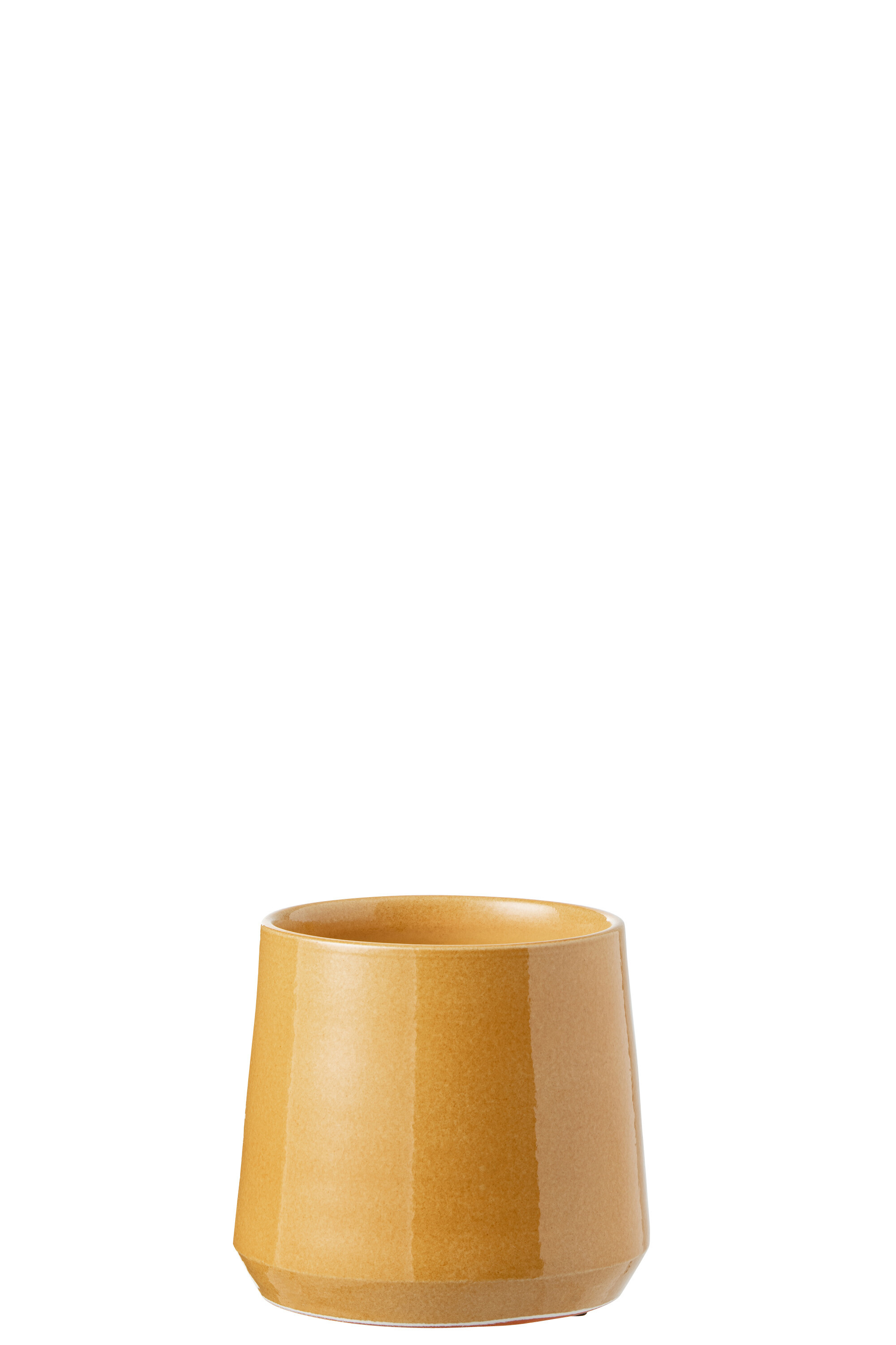 CACHEPOT ROND CER OCRE S