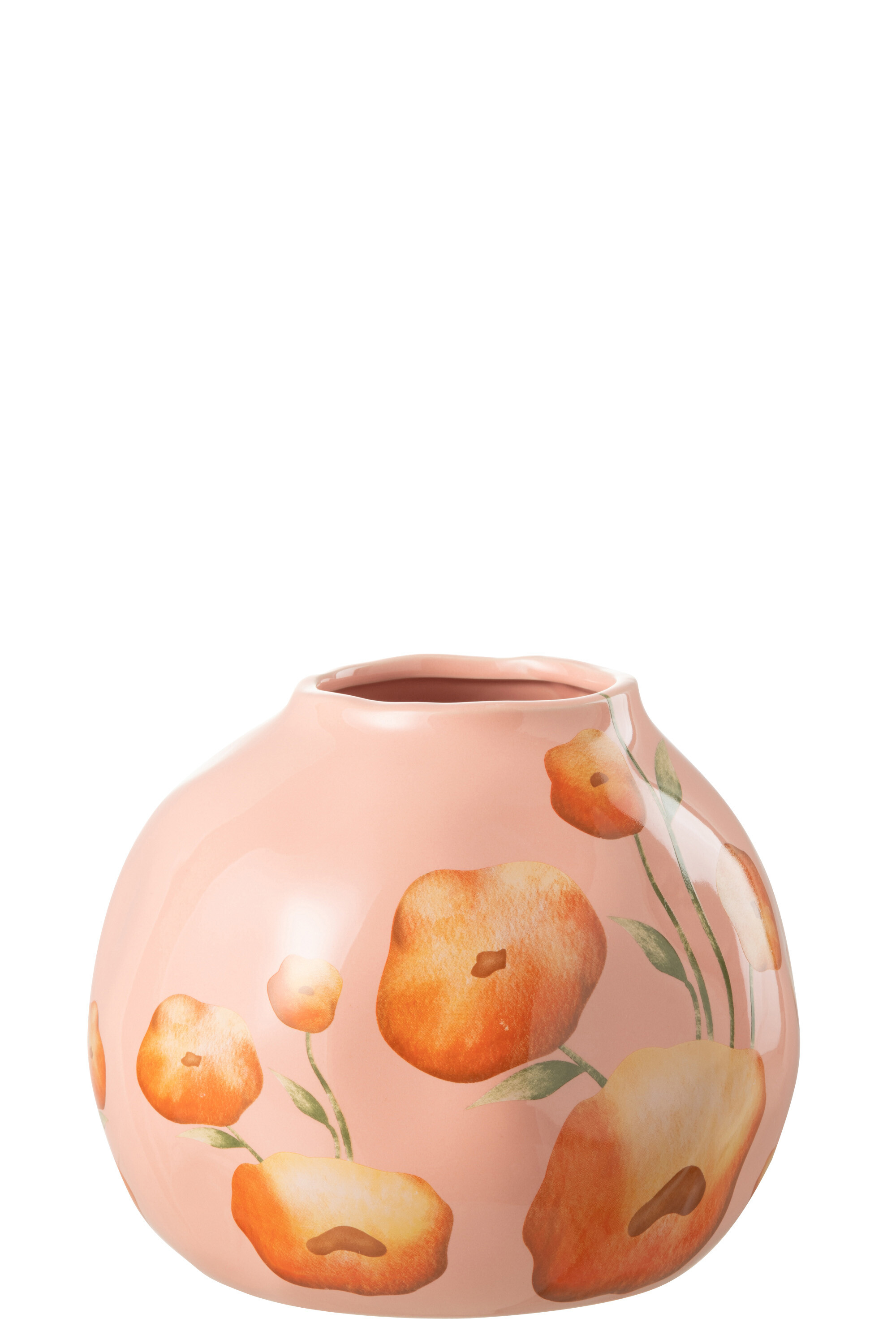 VASE FLEUR LARGE CER SAUM/ORAN