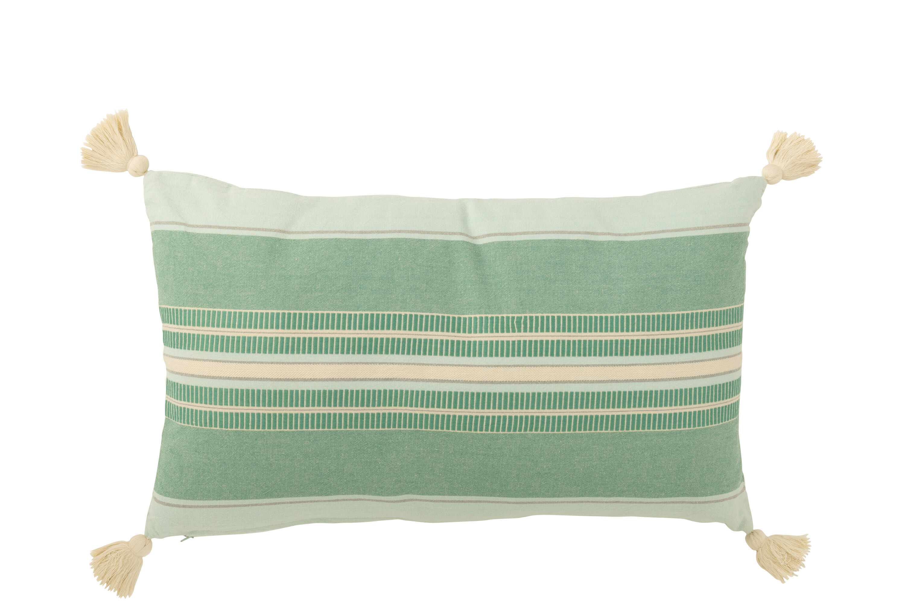 COUSSIN 4 FLO COTON BLANC/AQUA