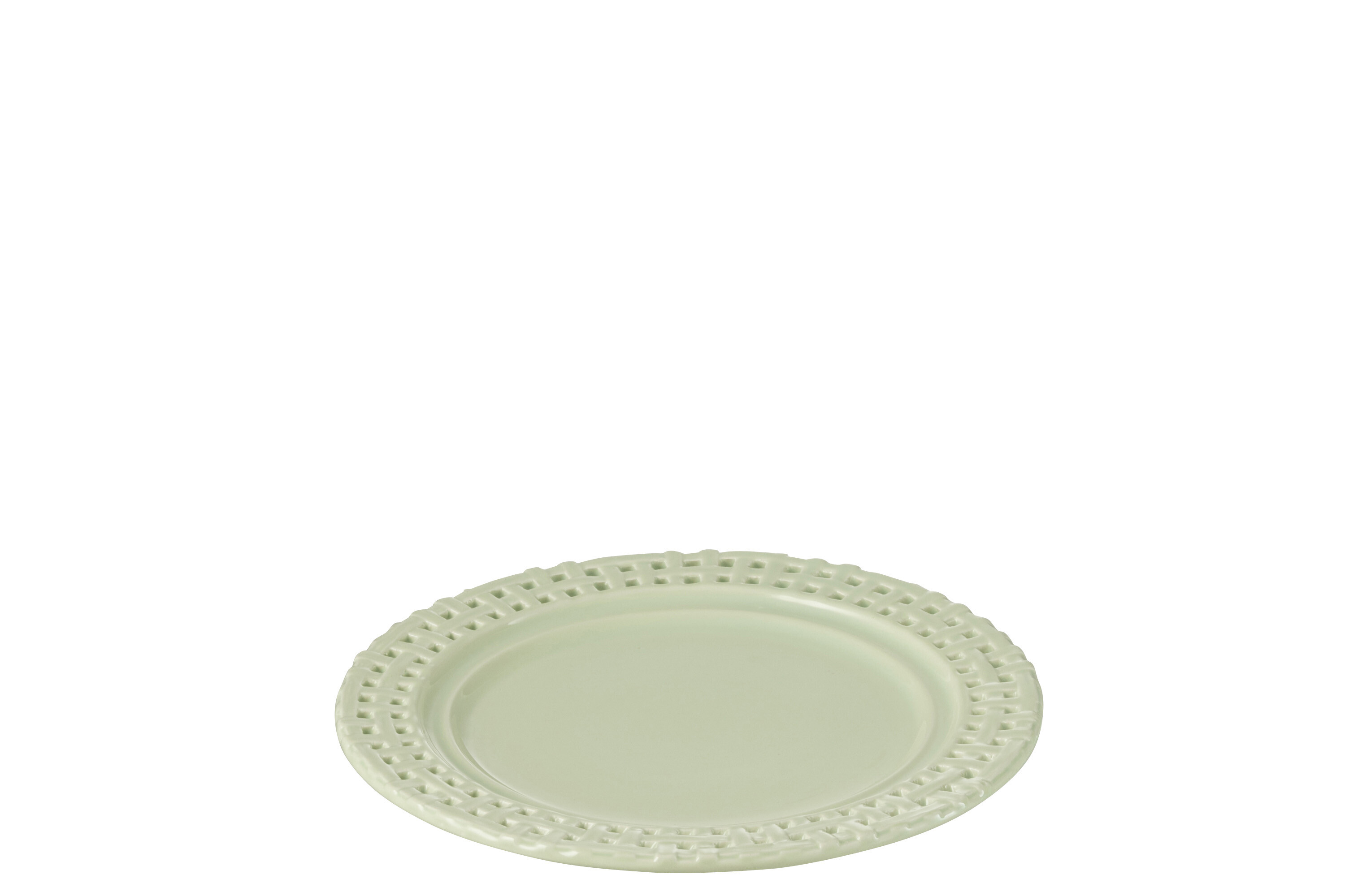 ASSIETTE ROND CER VERT