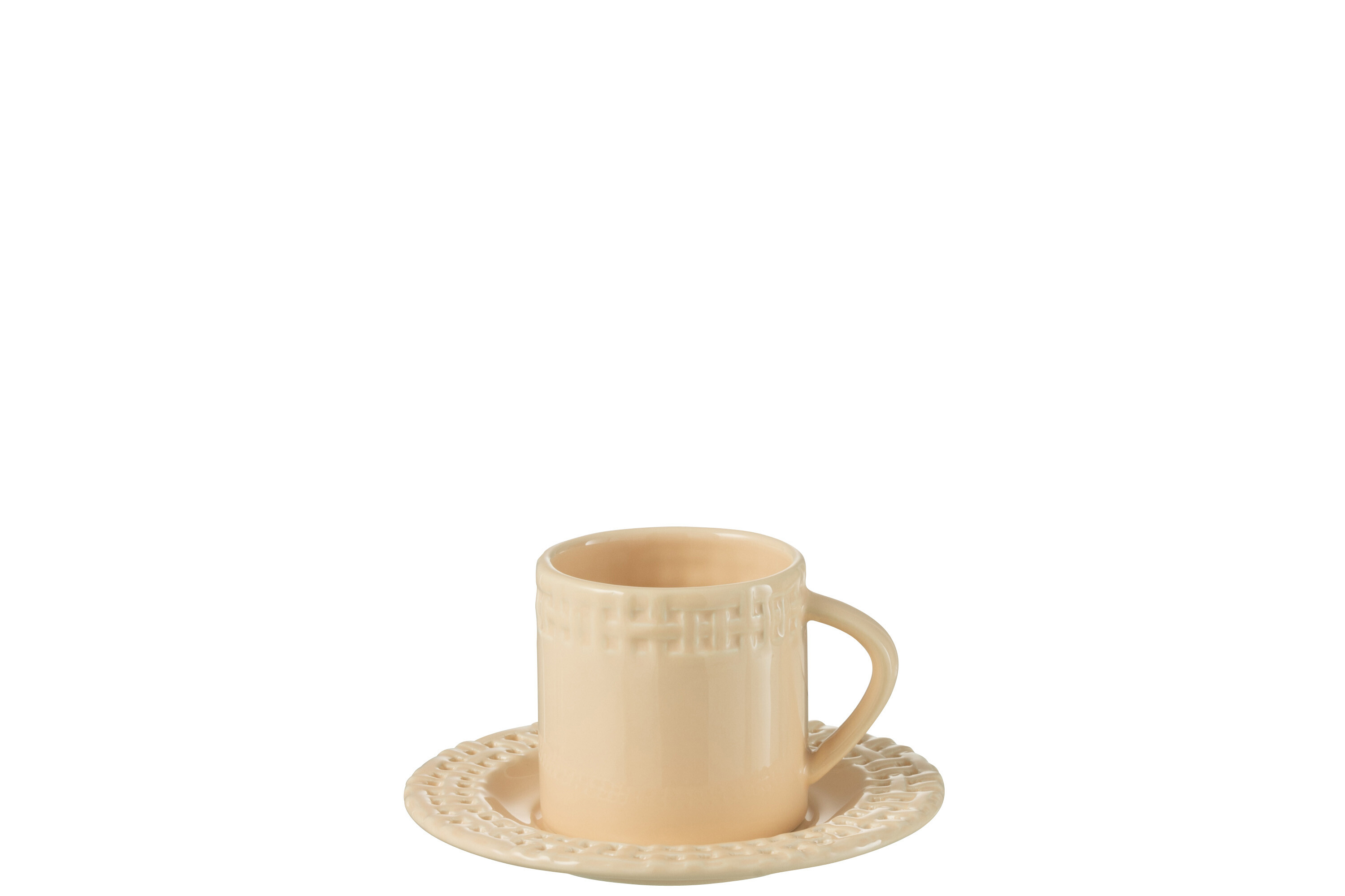 TASSE ET SOUS-TASSE CER PECHE