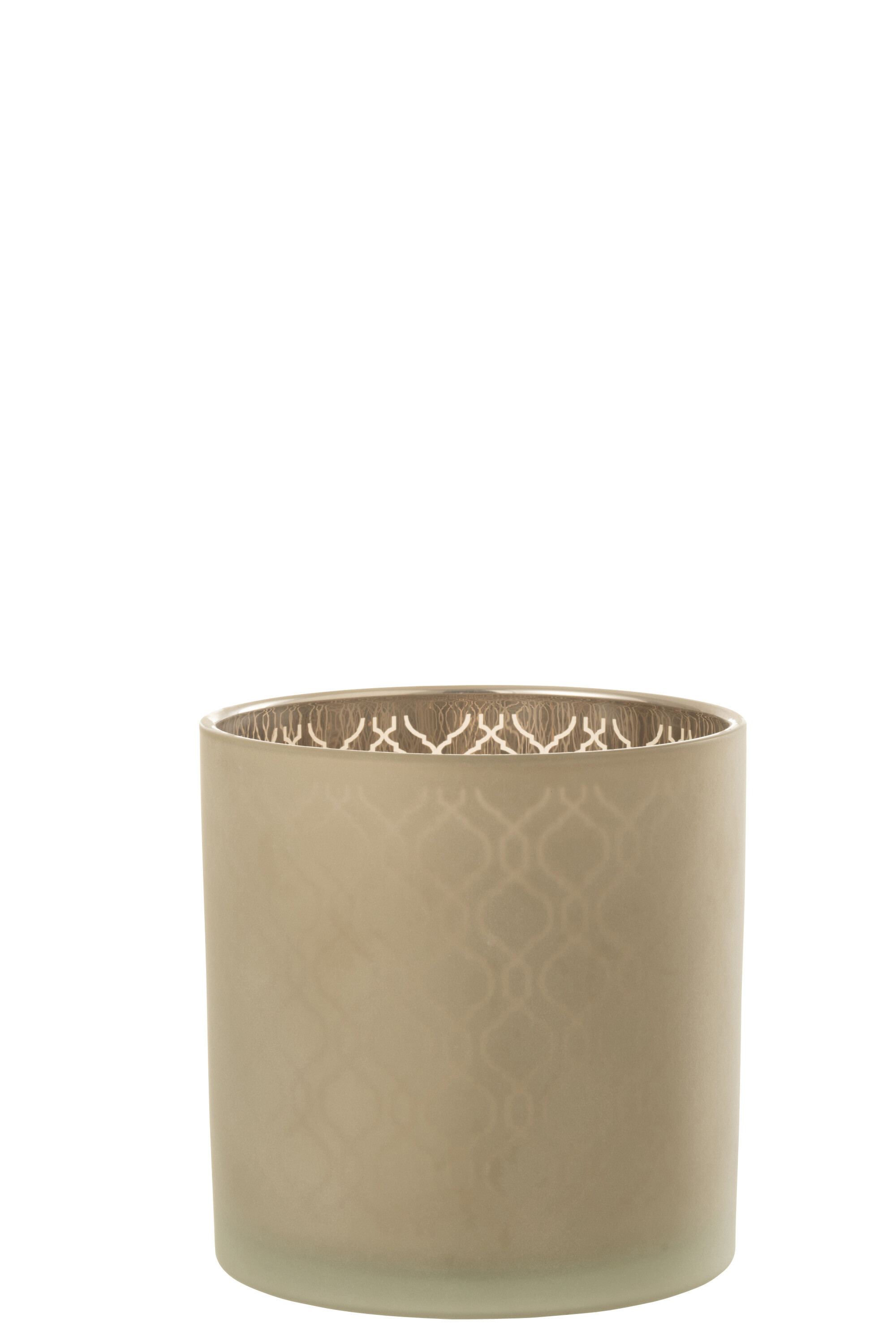 PHPH GEOMETRIQUE VERRE BEIGE L