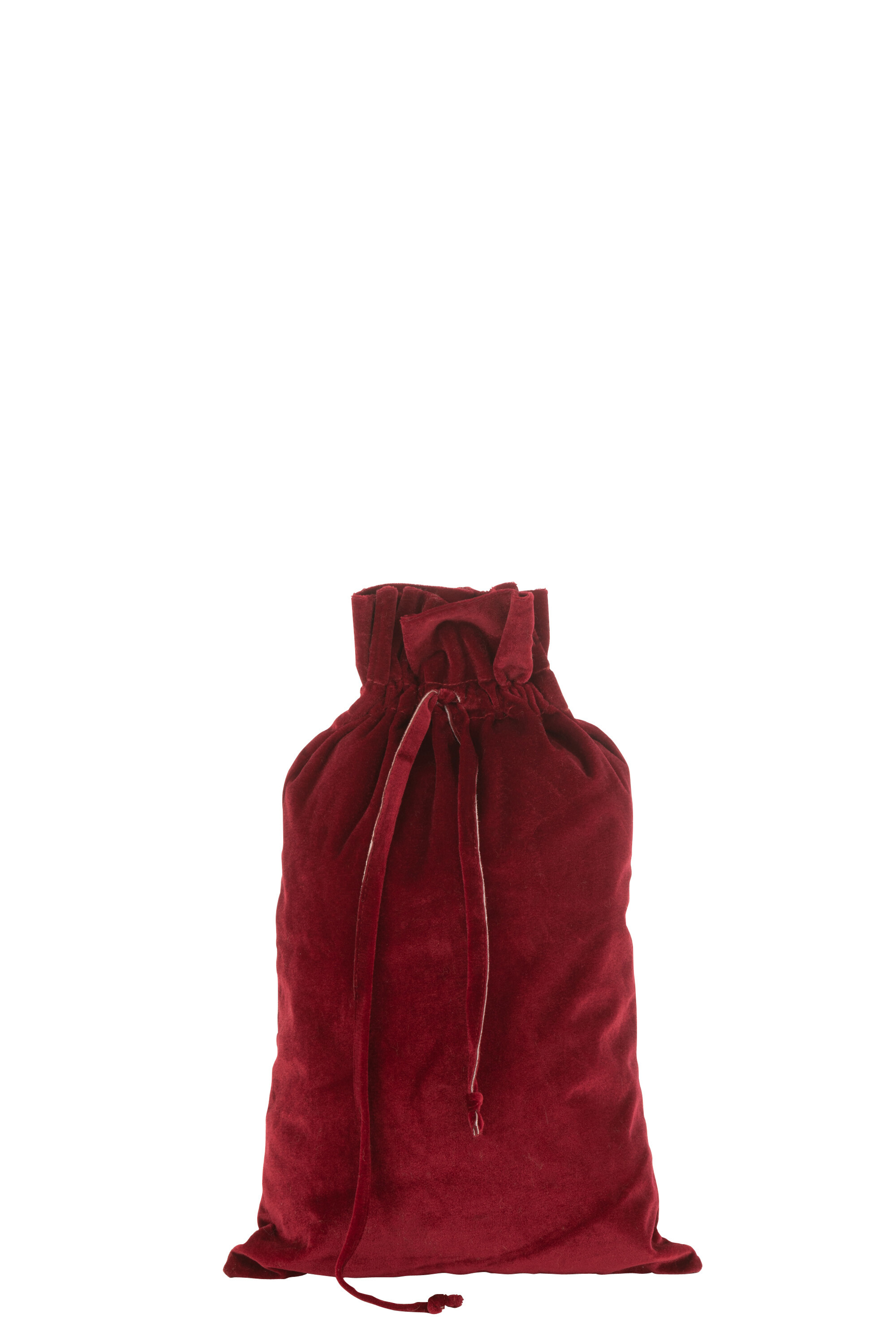 SAC NOEL VELOURS ROUGE M