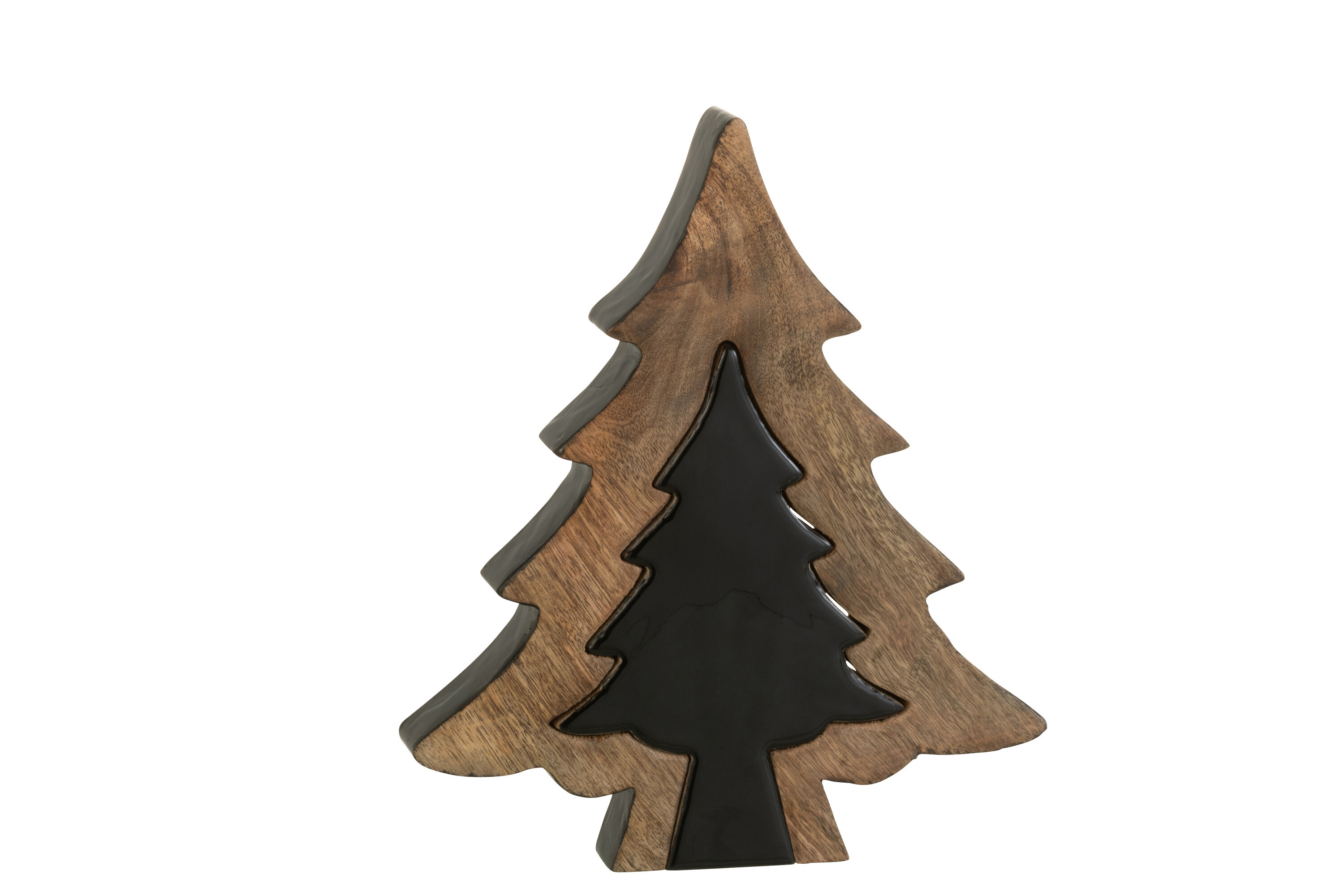 SAPIN PUZZLE BOIS NOIR/NAT S