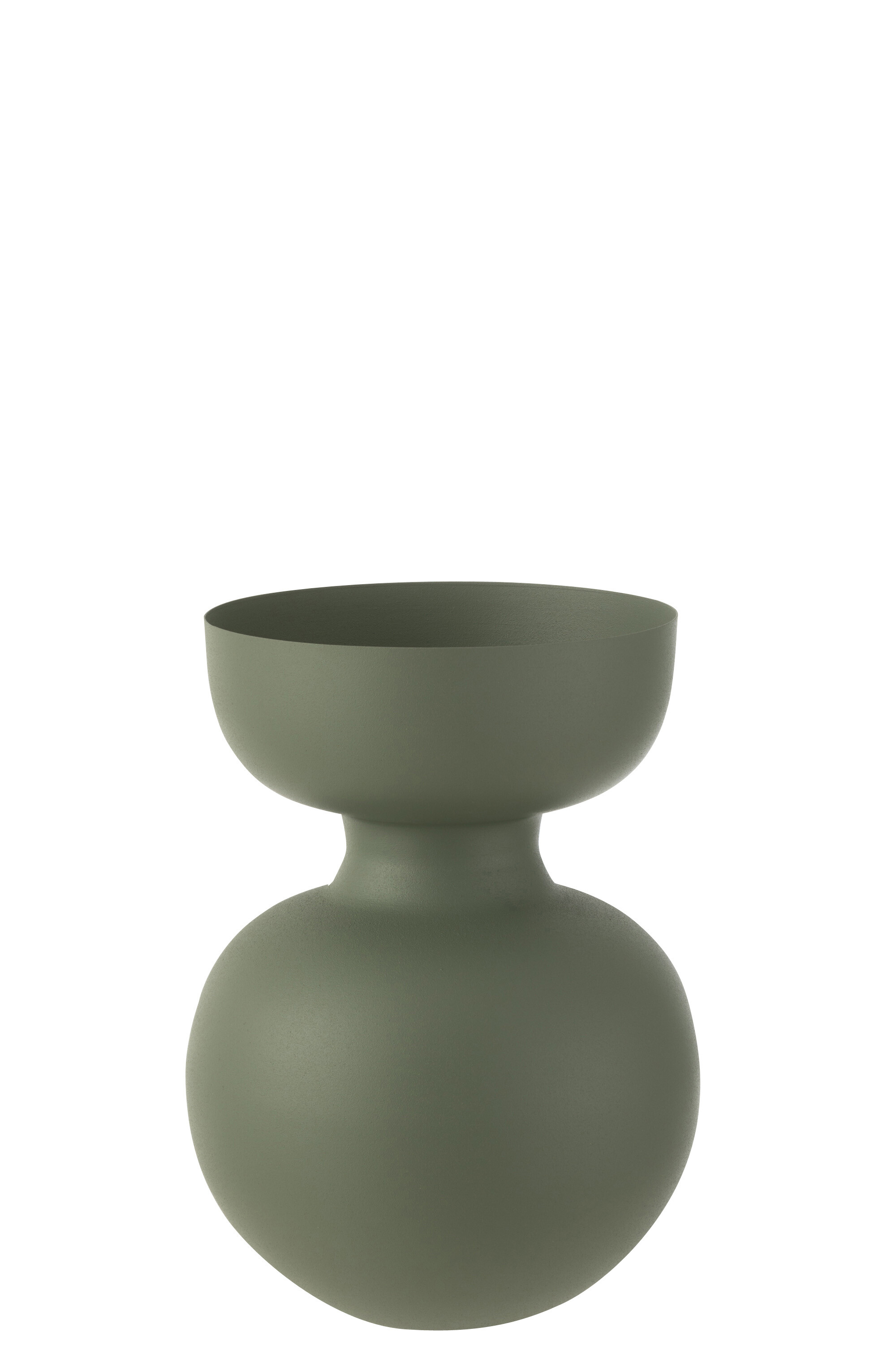 VASE THIBAULT ALUMINIUM VERT S