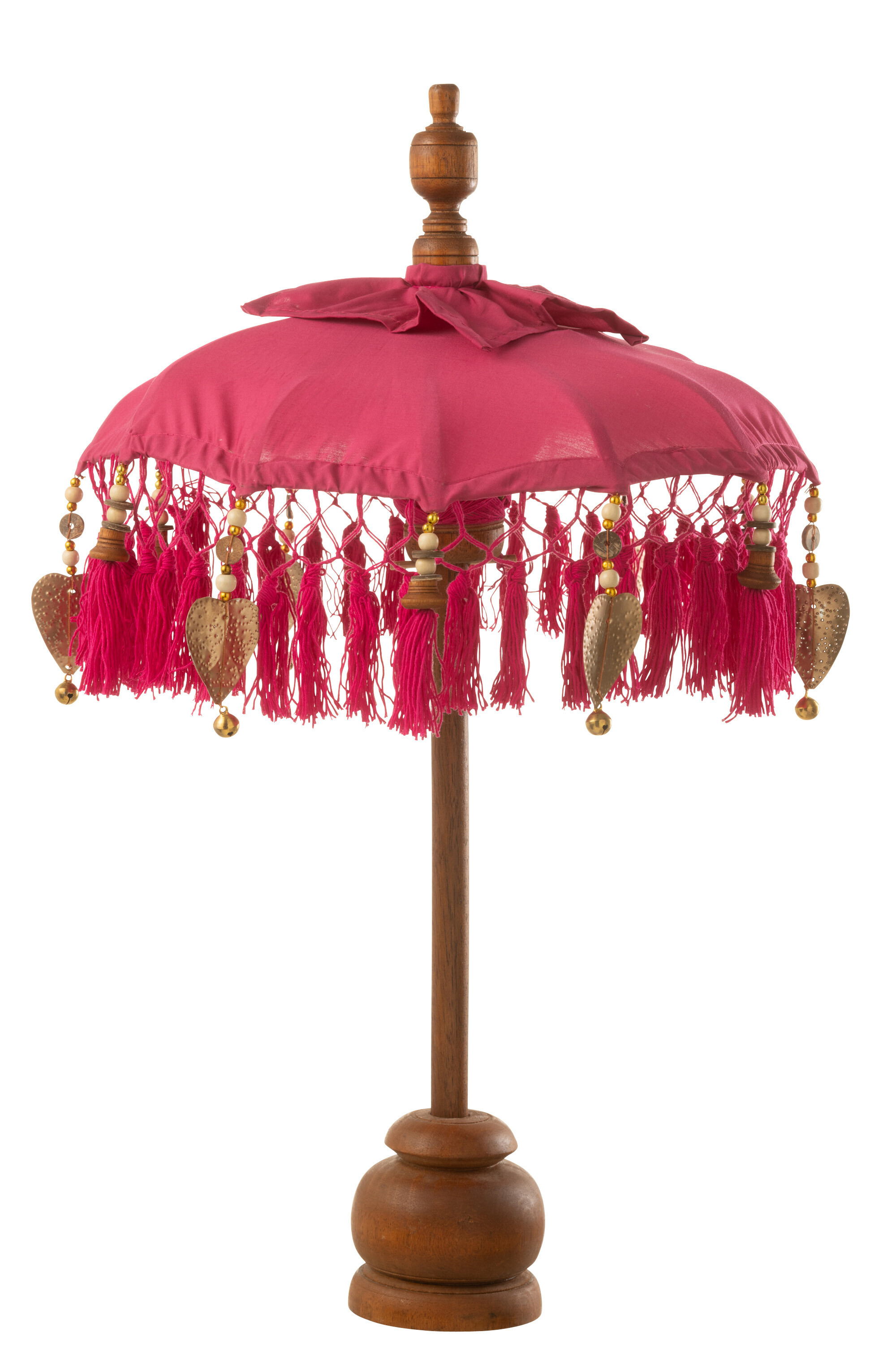 PARASOL DAYU COTON/BOIS ROSE S