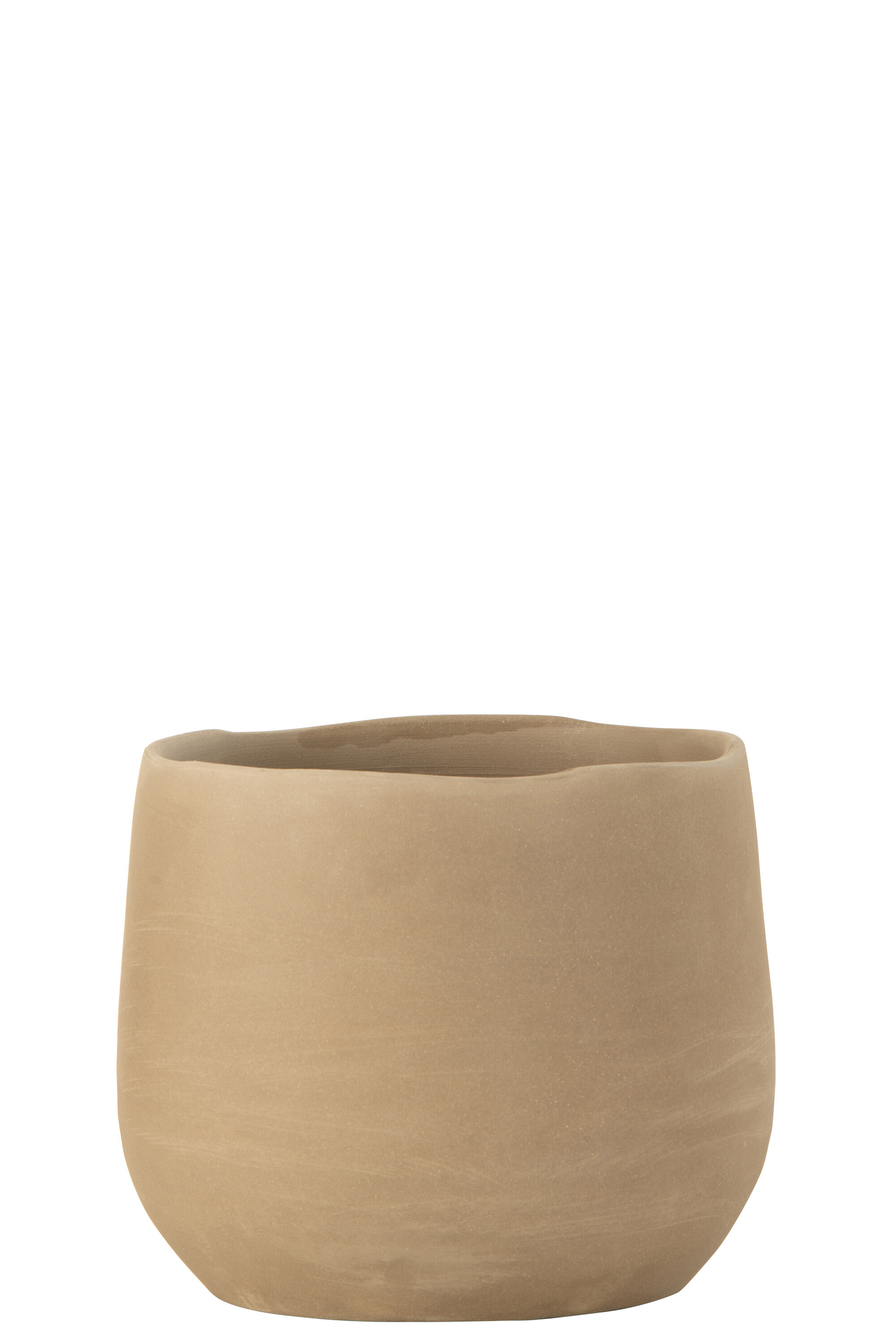 CACHEPOT UNI CER BEIGE M