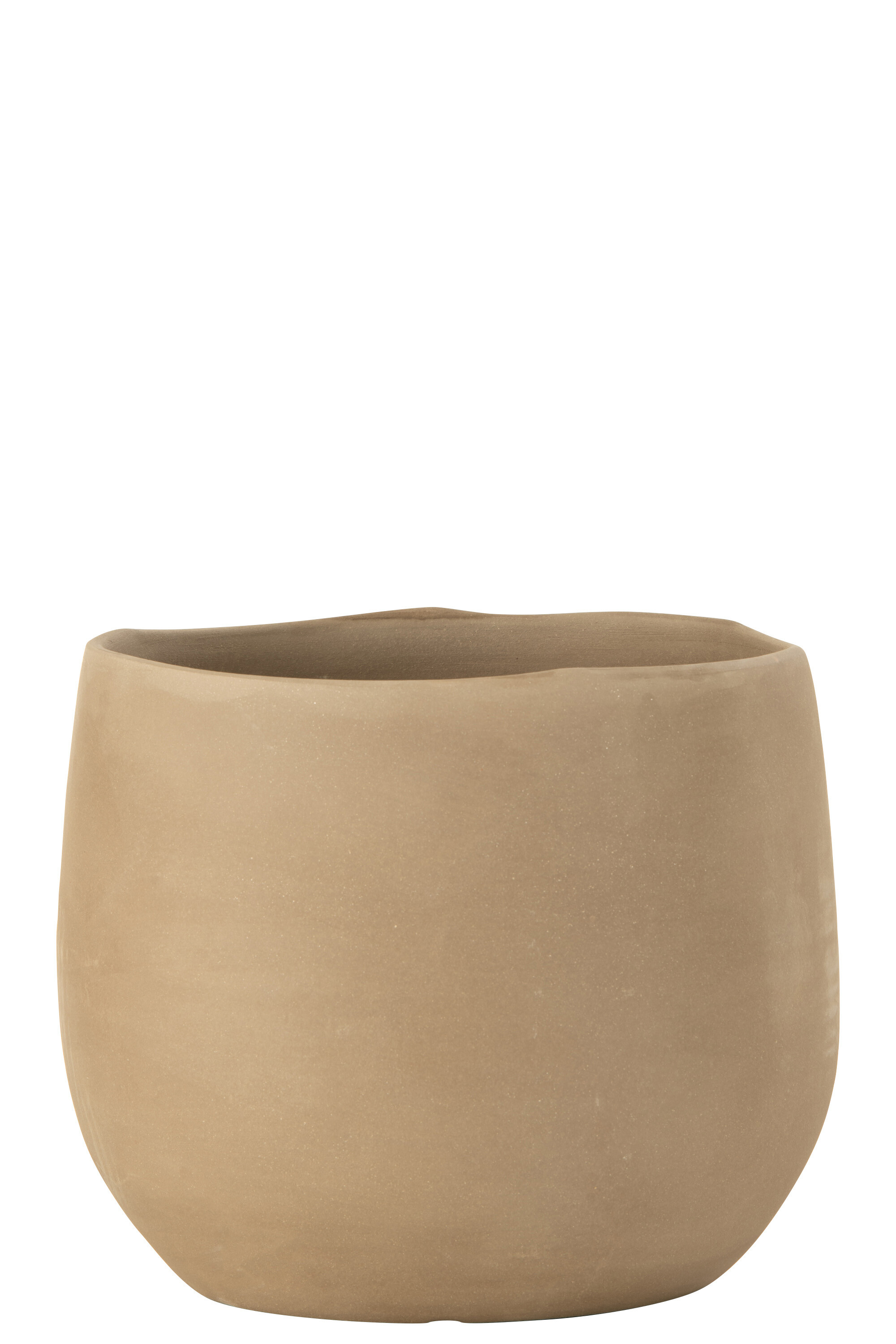 CACHEPOT UNI CER BEIGE L