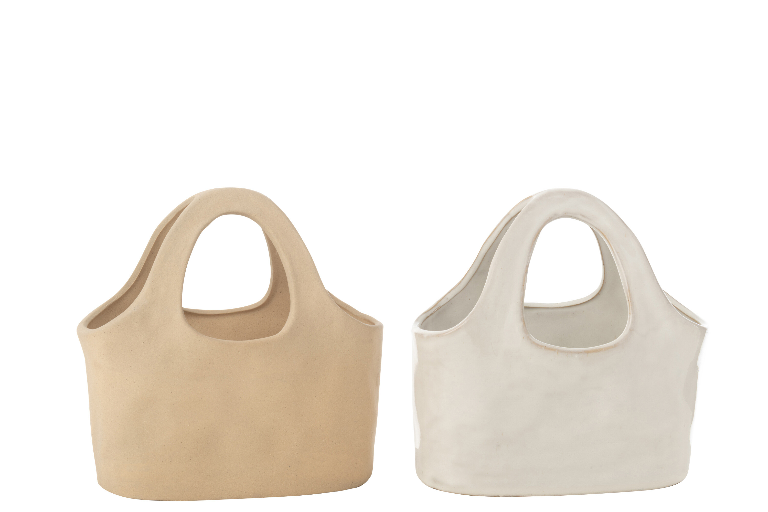 SAC POR BLANC/BEIGE L ASS2