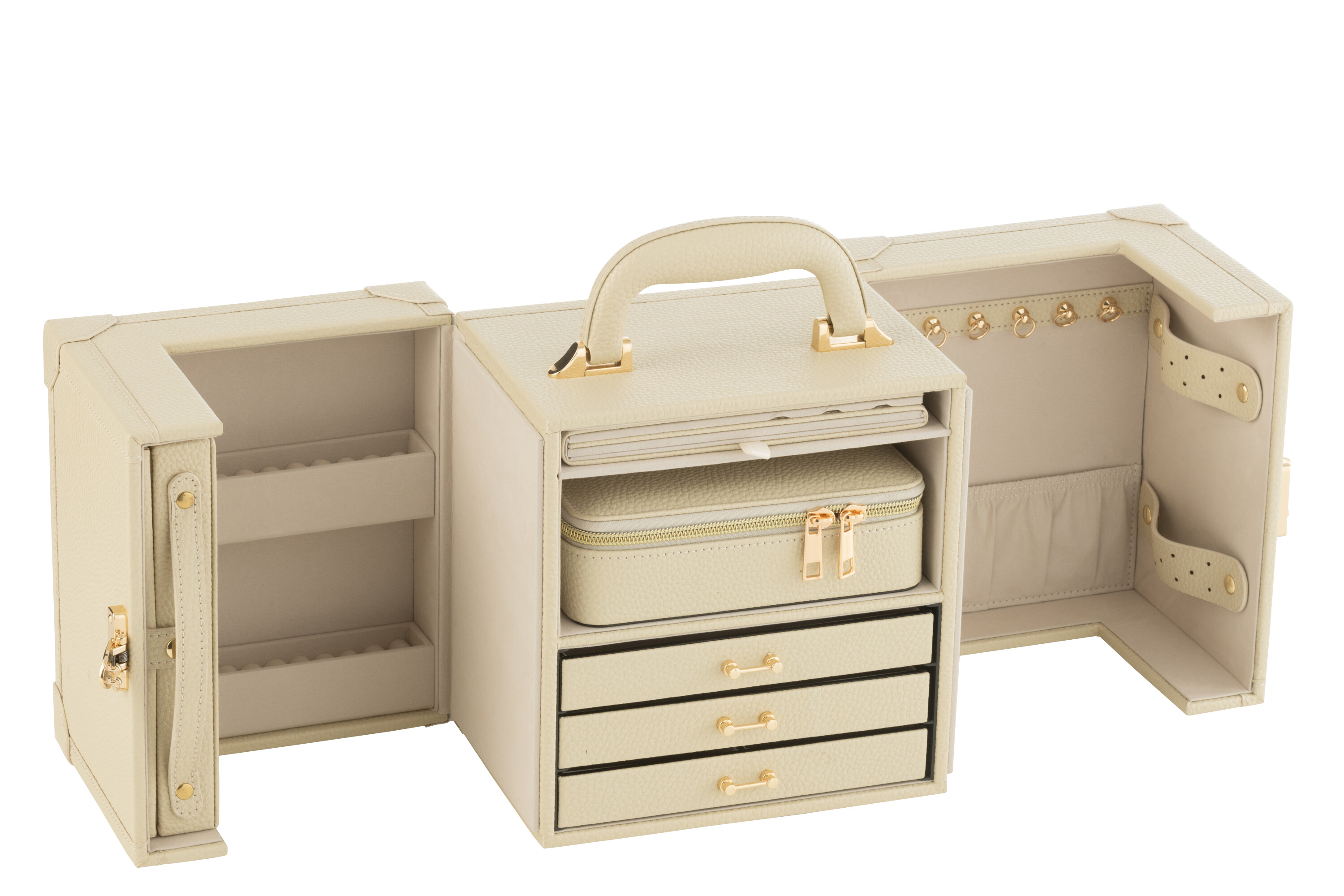 J-Line - J-Line Juwelenkoffer Pesquisas recentes de voos - Beige