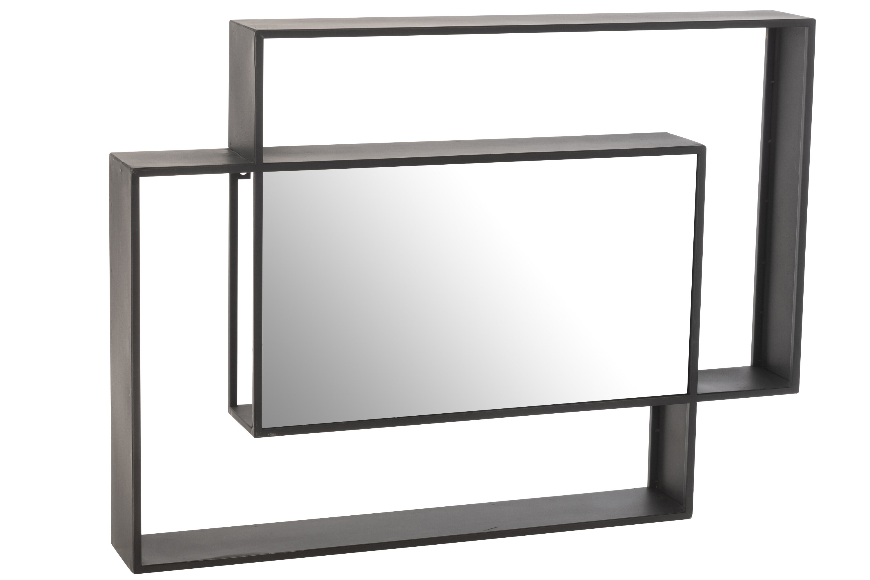 MIROIR RECTANGLES FER/VER NOIR