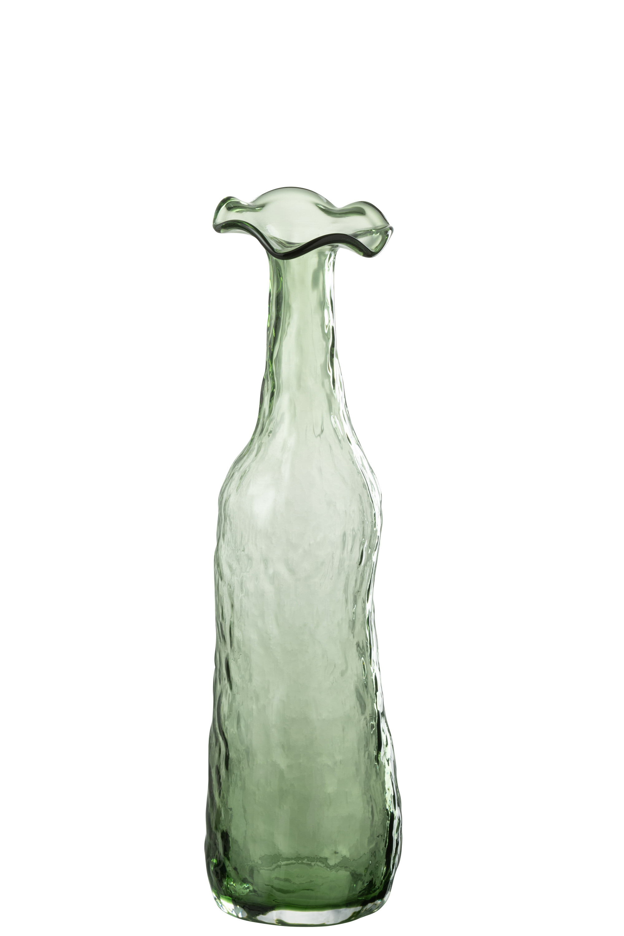 VASE ECLOSION VERRE VERT M