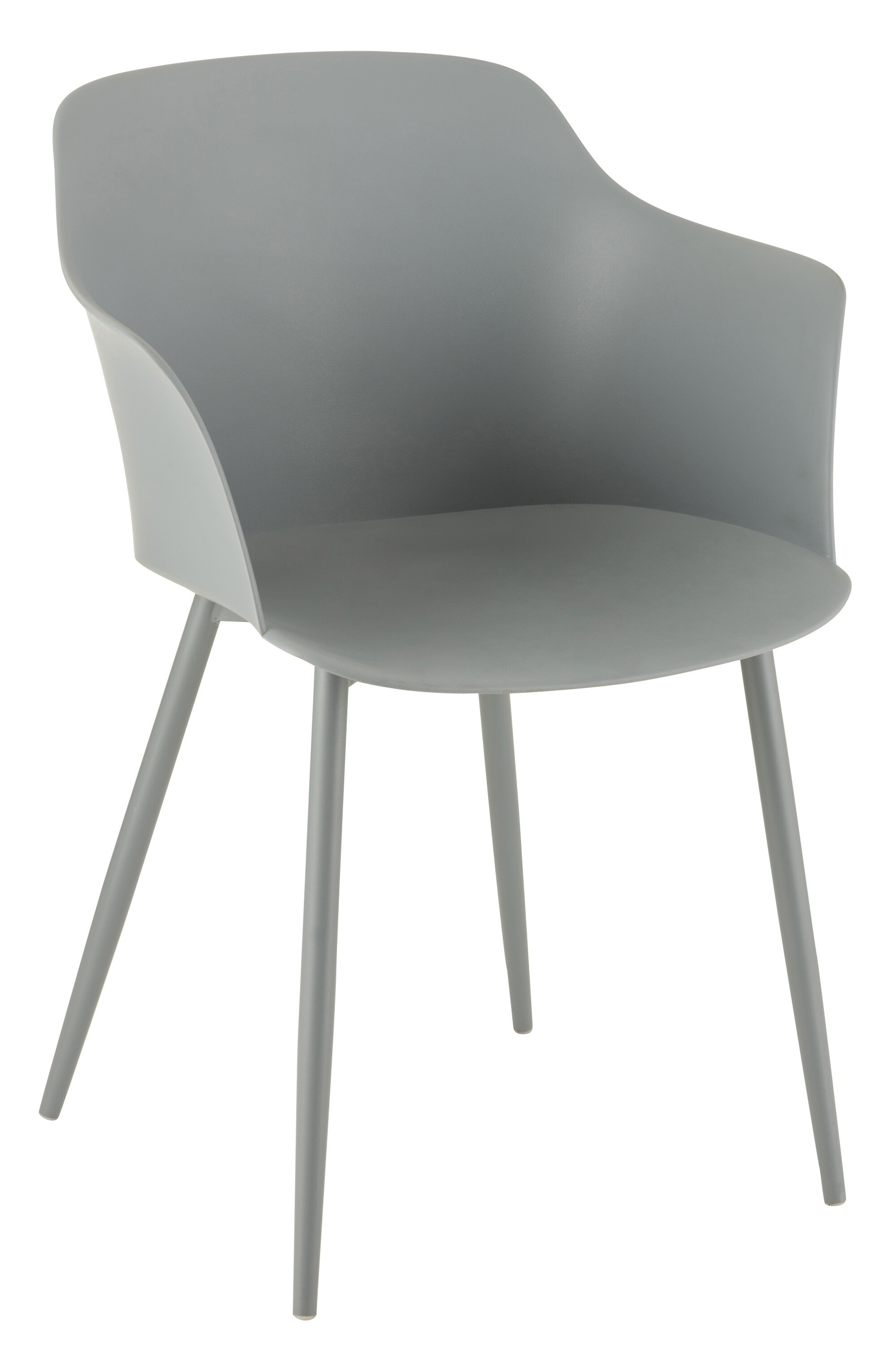 CHAISE CUVE PP GRIS